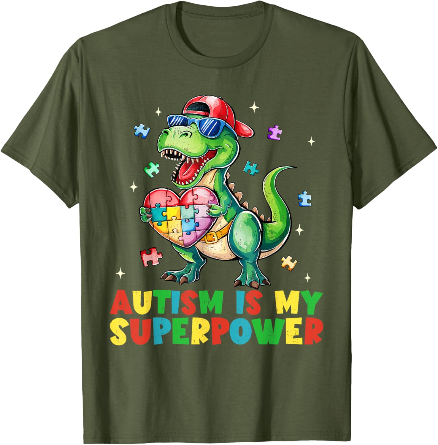 Funny Autism Awareness T-Shirt for Boys - Autism Is My Superpower - 11