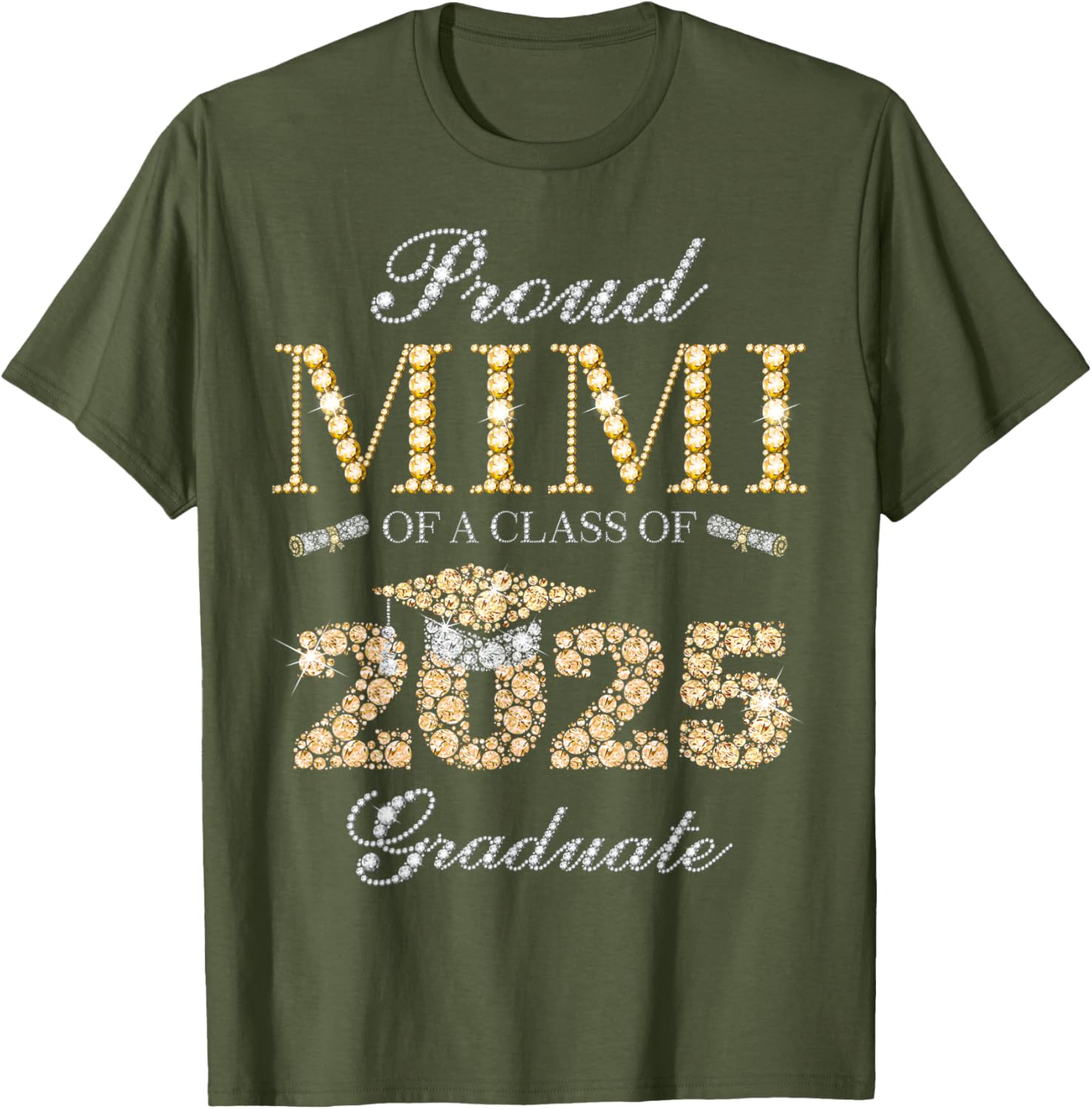 Proud Mimi of a Class of 2025 Graduate T-Shirt for Celebrating Achievements - 15