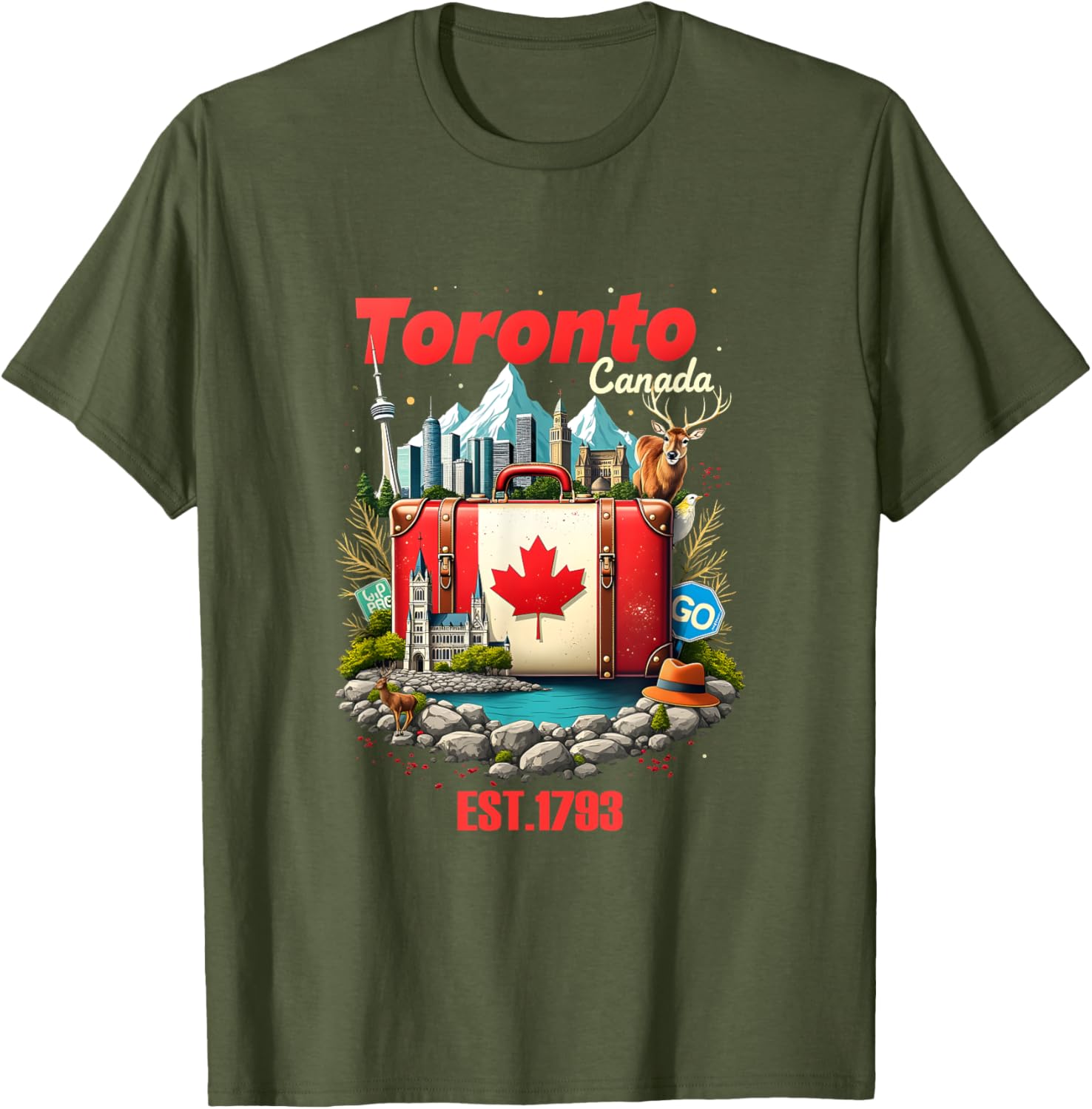 Toronto Skyline Family Vacation T-Shirt for Unforgettable Trips - 2