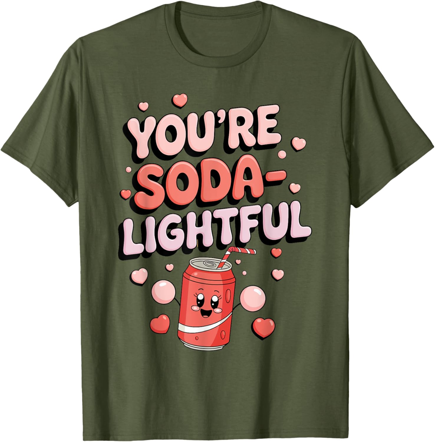 You're Soda-Lightful Valentine's Day T-Shirt for Sweet Celebrations - 26