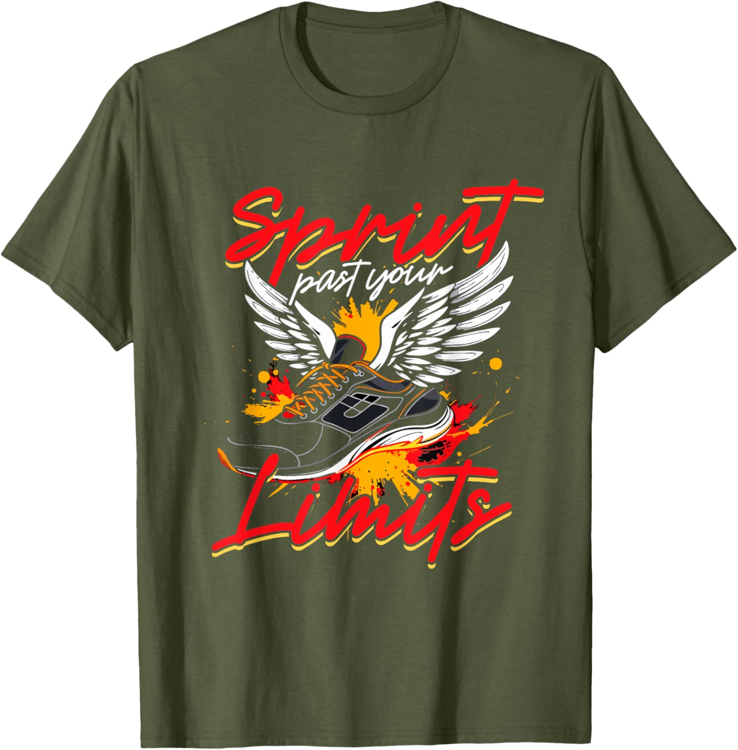 Sprint Track and Field T-Shirt Sprint Past Your Limits in Style - 1