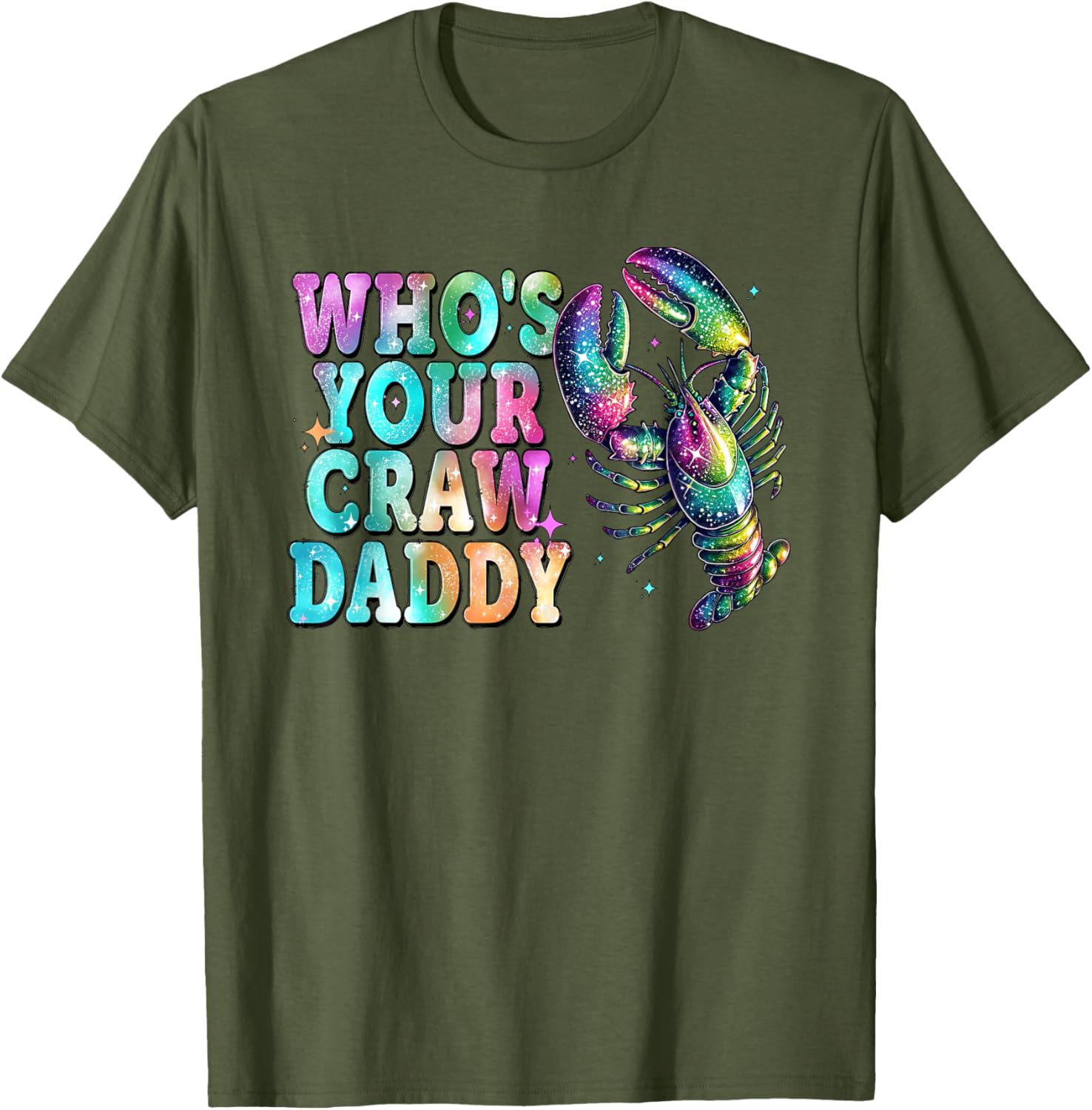 Whos Your Crawdaddy Funny Crawfish Mardi Gras T-Shirt for Men and Women - 10