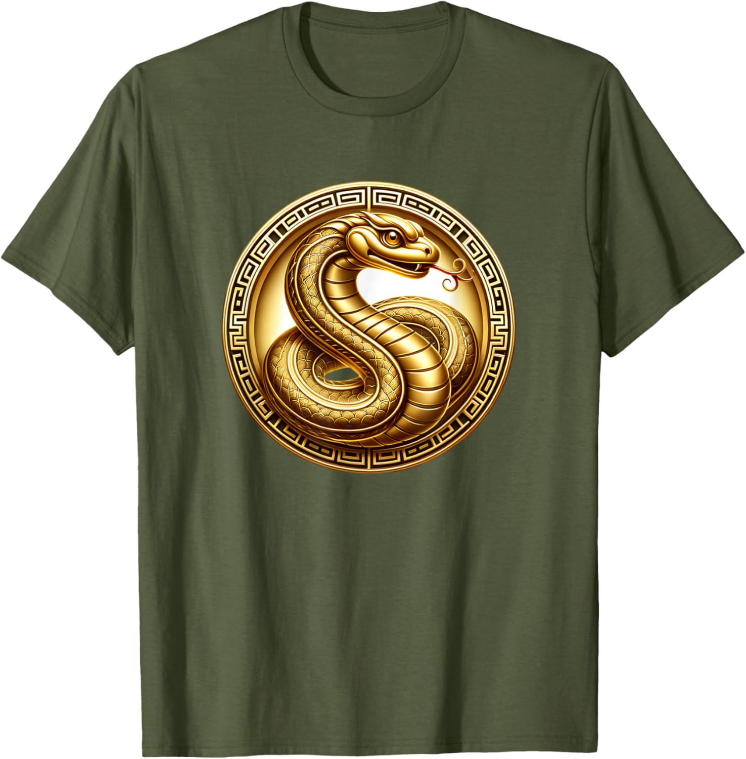 Gold Year of the Snake T-Shirt for Celebrating the Lunar New Year - 19