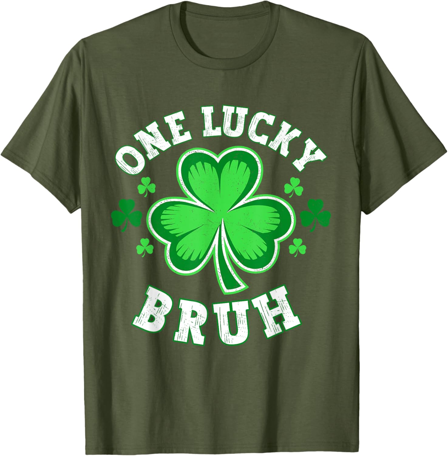 One Lucky Bruh St Patrick's Day Leprechaun T-Shirt for Fun Celebrations - 17