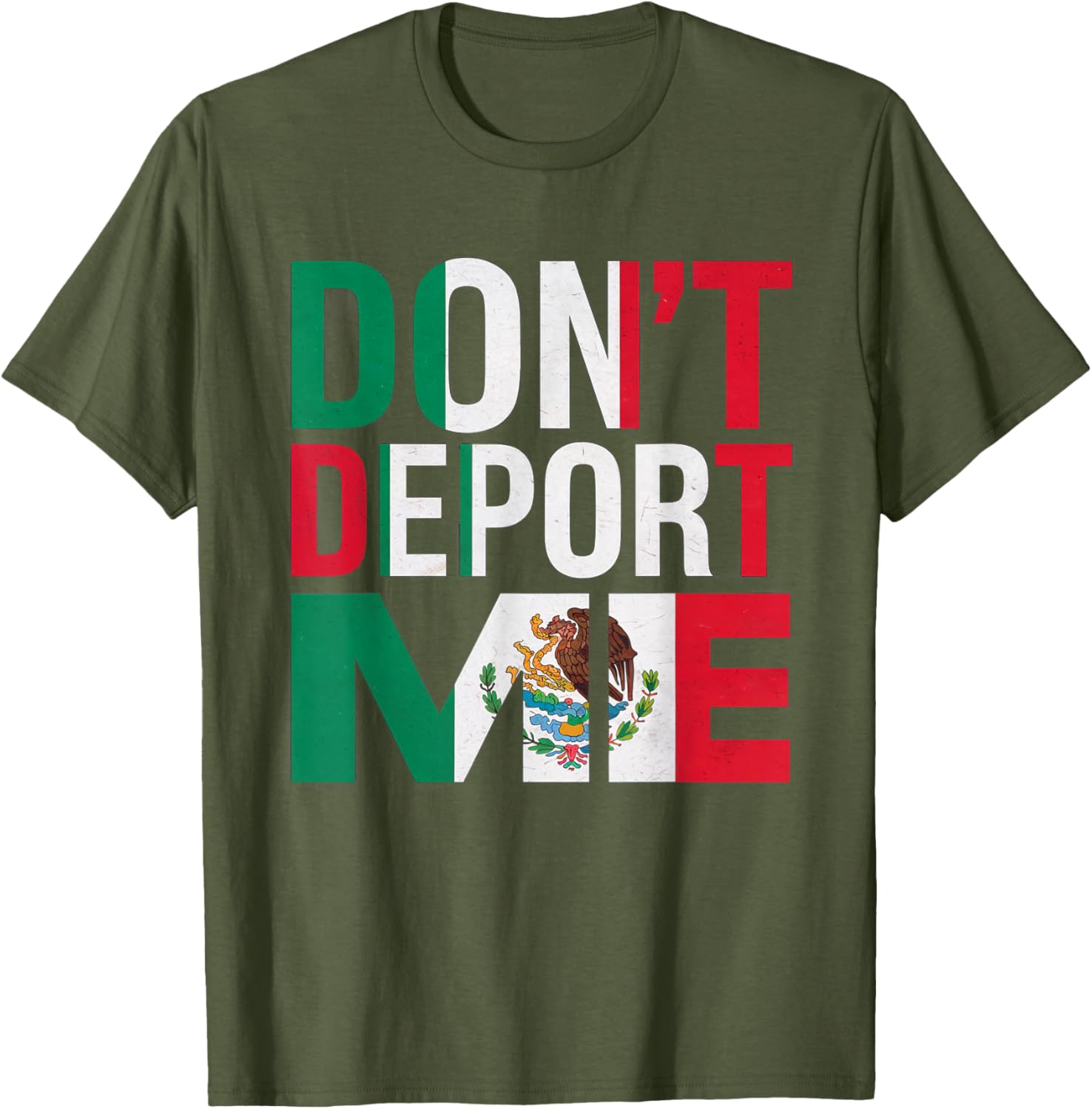 Funny Don't Deport Me I'm American Mexican T-Shirt for Casual Wear - 4