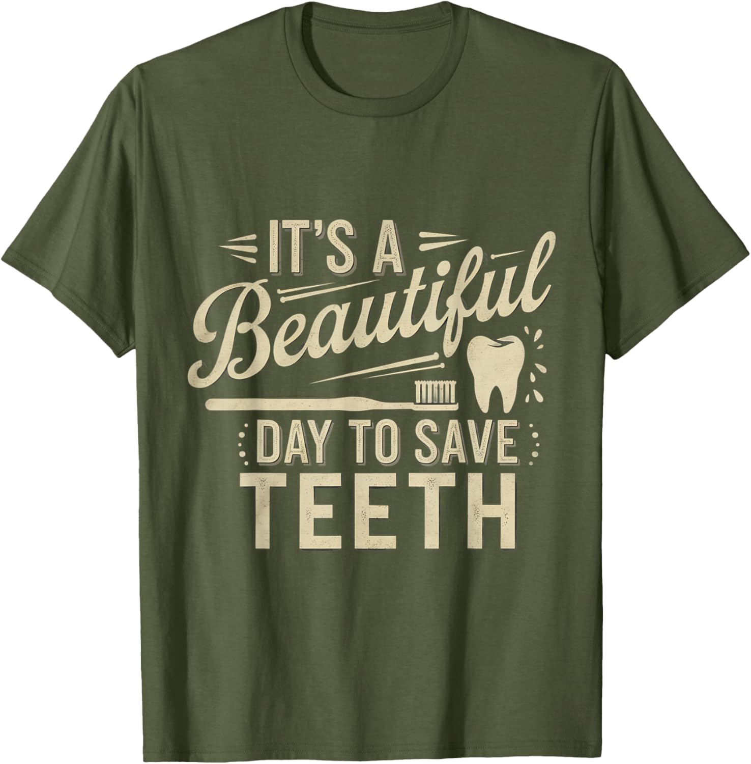 Funny Dentist Meme T-Shirt It's a Beautiful Day to Save Teeth - 5