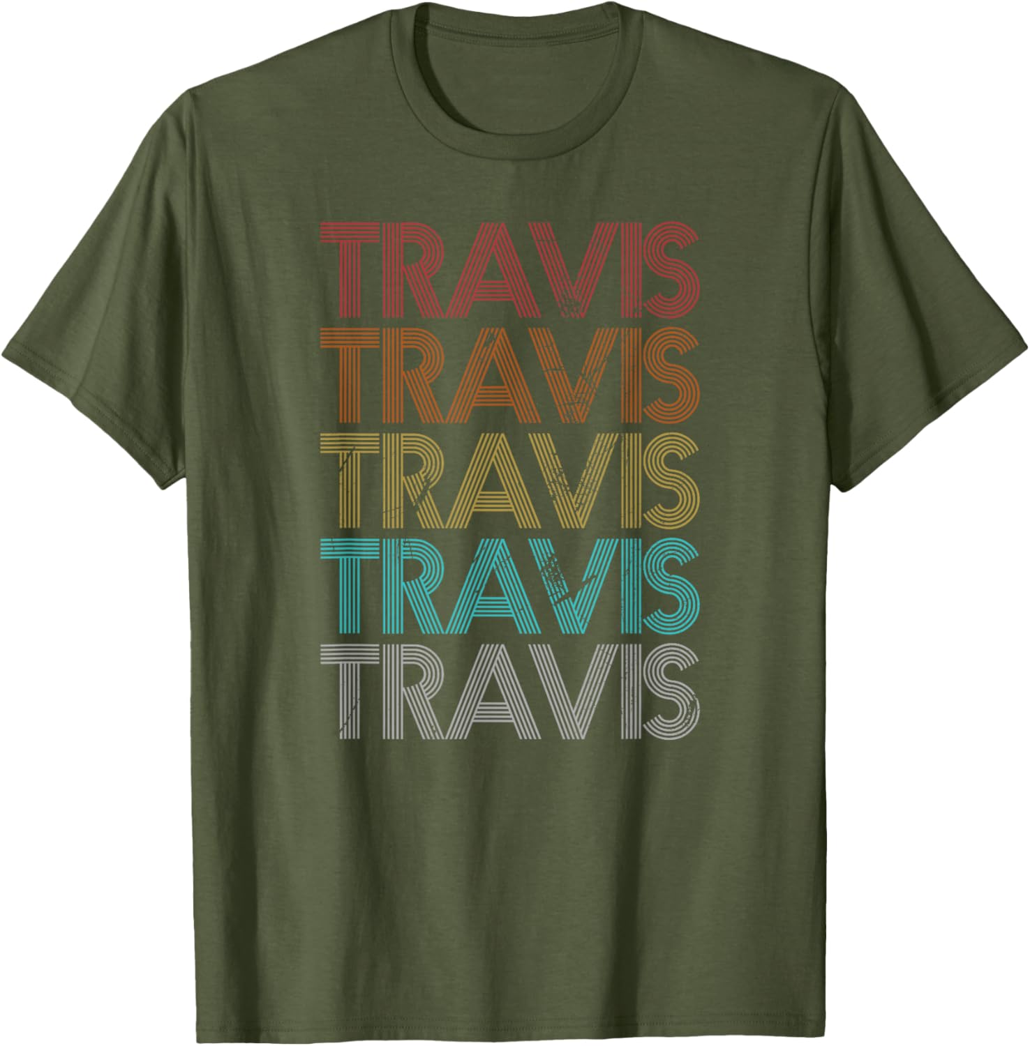 Retro Vintage Travis T-Shirt for Men and Women – Classic Style Wear - 23