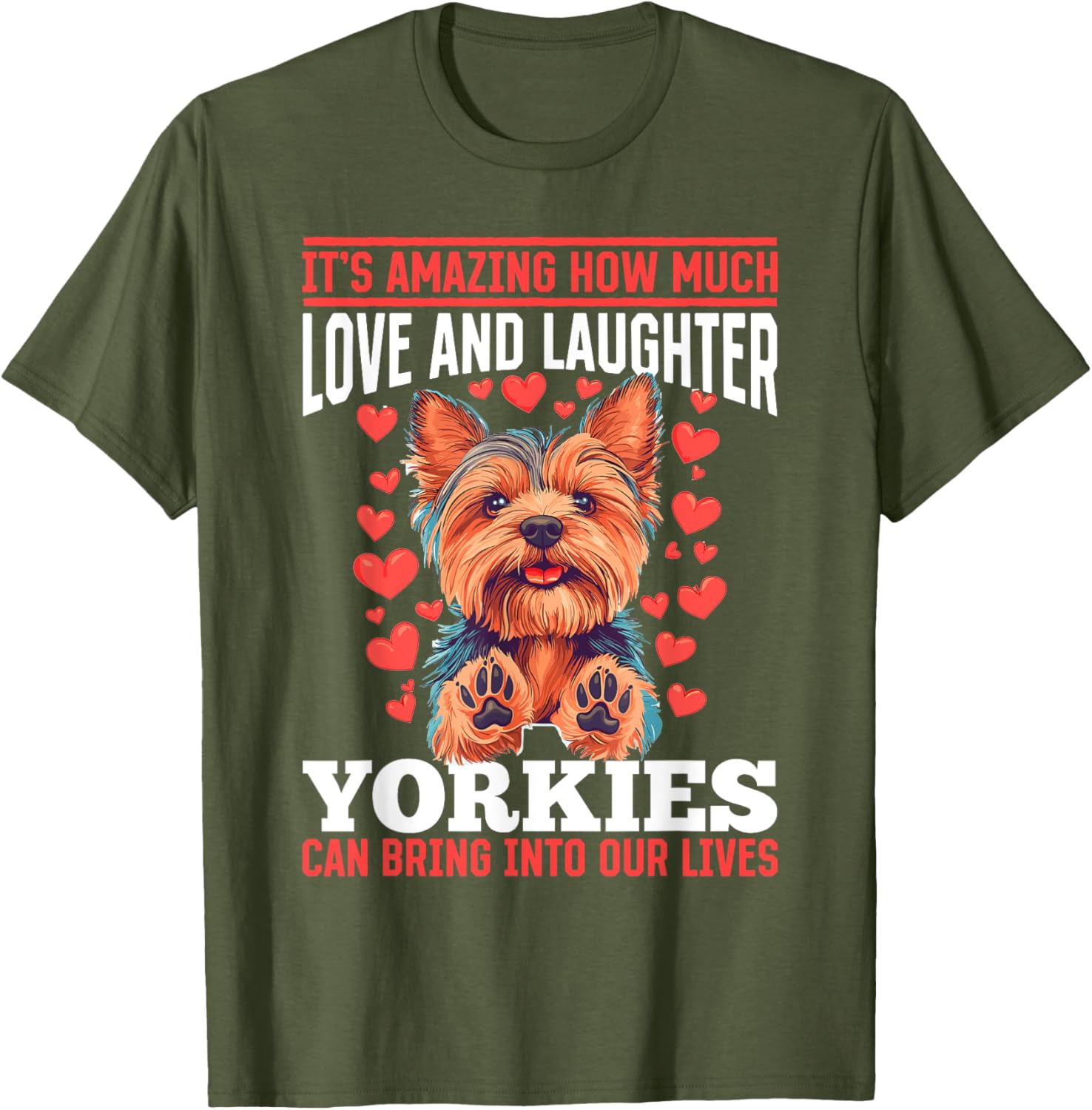 Yorkshire Terrier Yorkie Dog Owner T-Shirt for Pet Lovers - 2