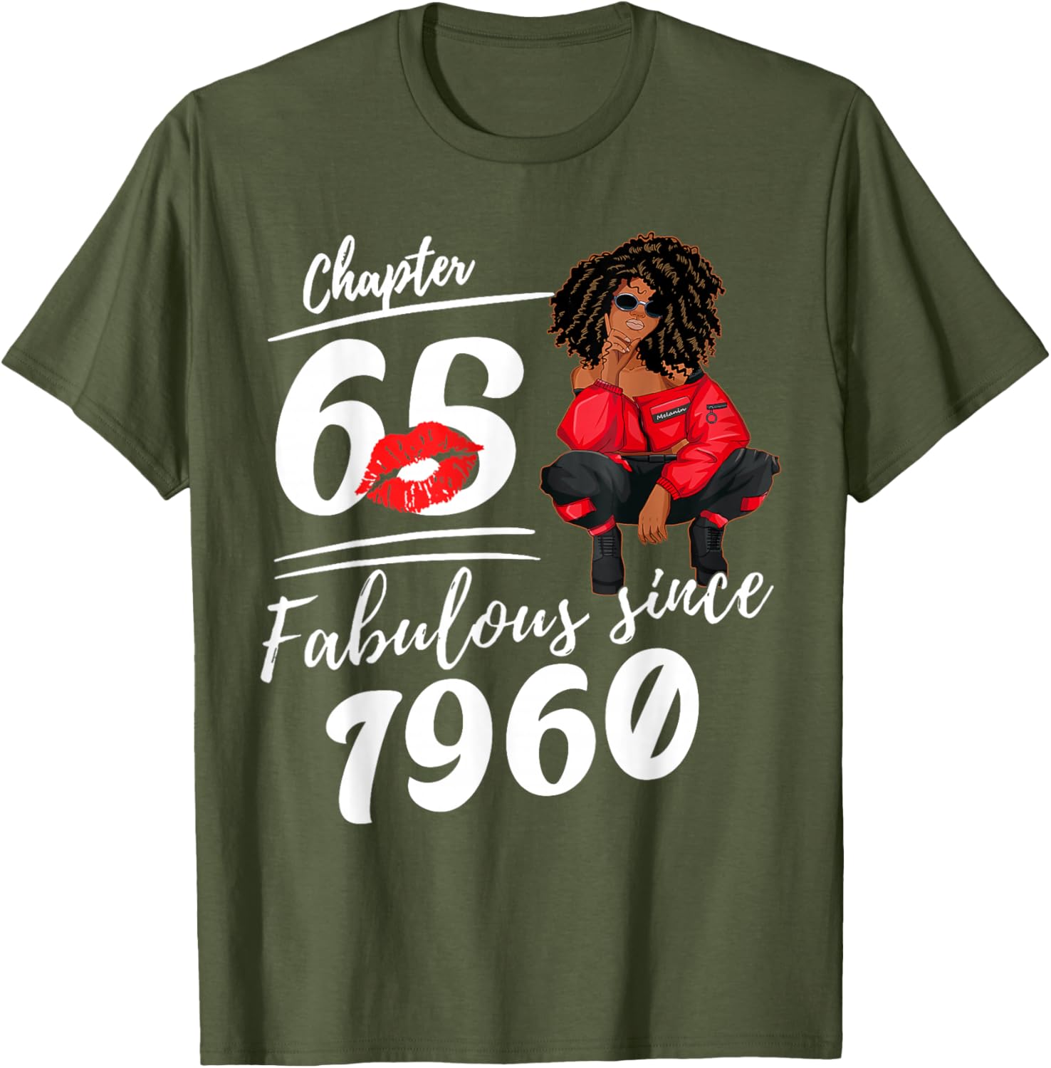 Fabulous Since 1960 65th Birthday Queen T-Shirt for Women - 9