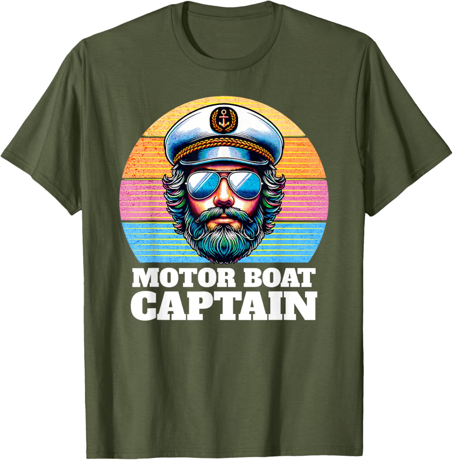Funny Motor Boat Captain T-Shirt for Men and Women, Nautical Humor Apparel - 4
