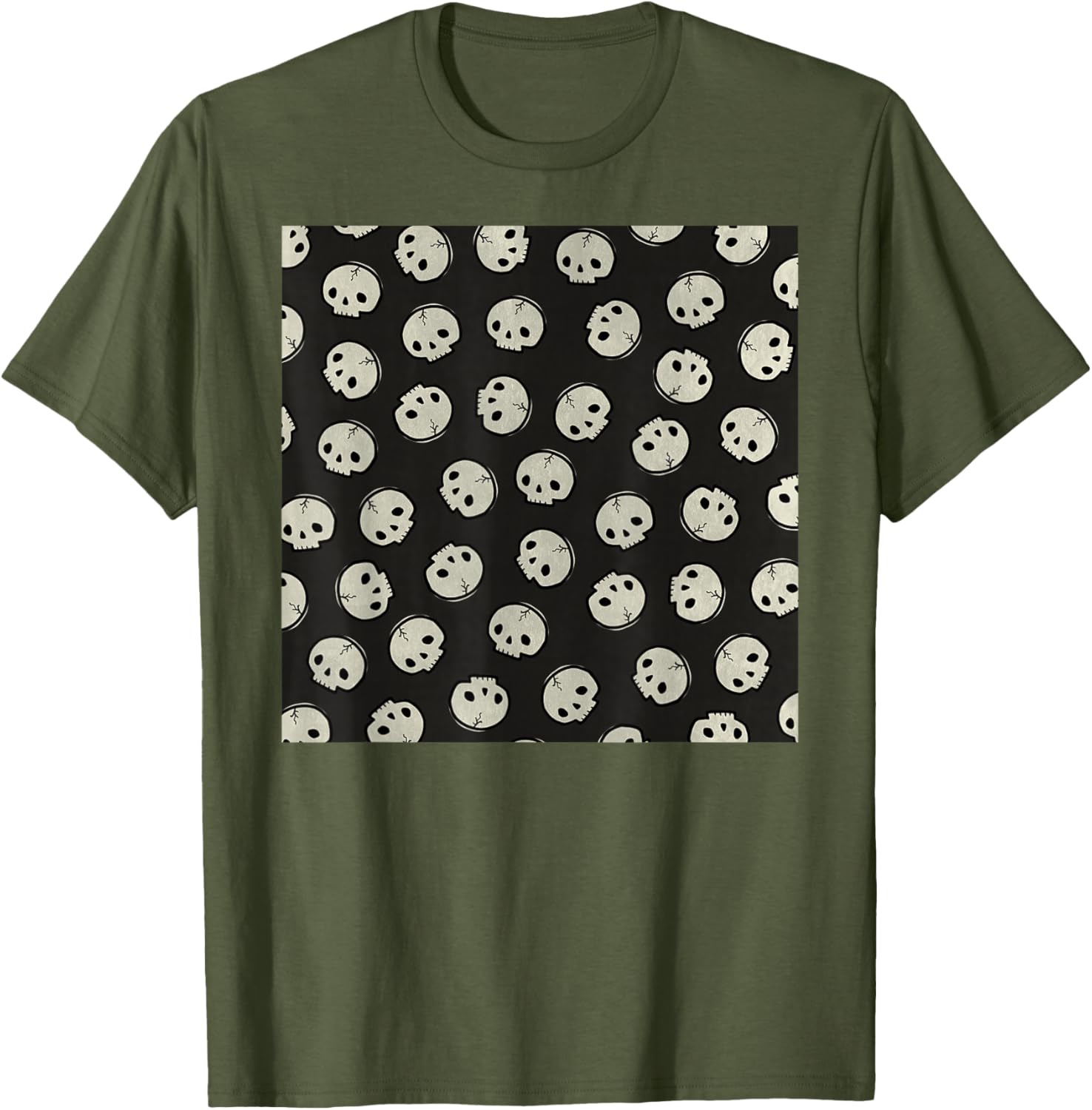 Trendy Cecelia Hotzler Skull Pattern Graphic T-Shirt for Unique Style - 16