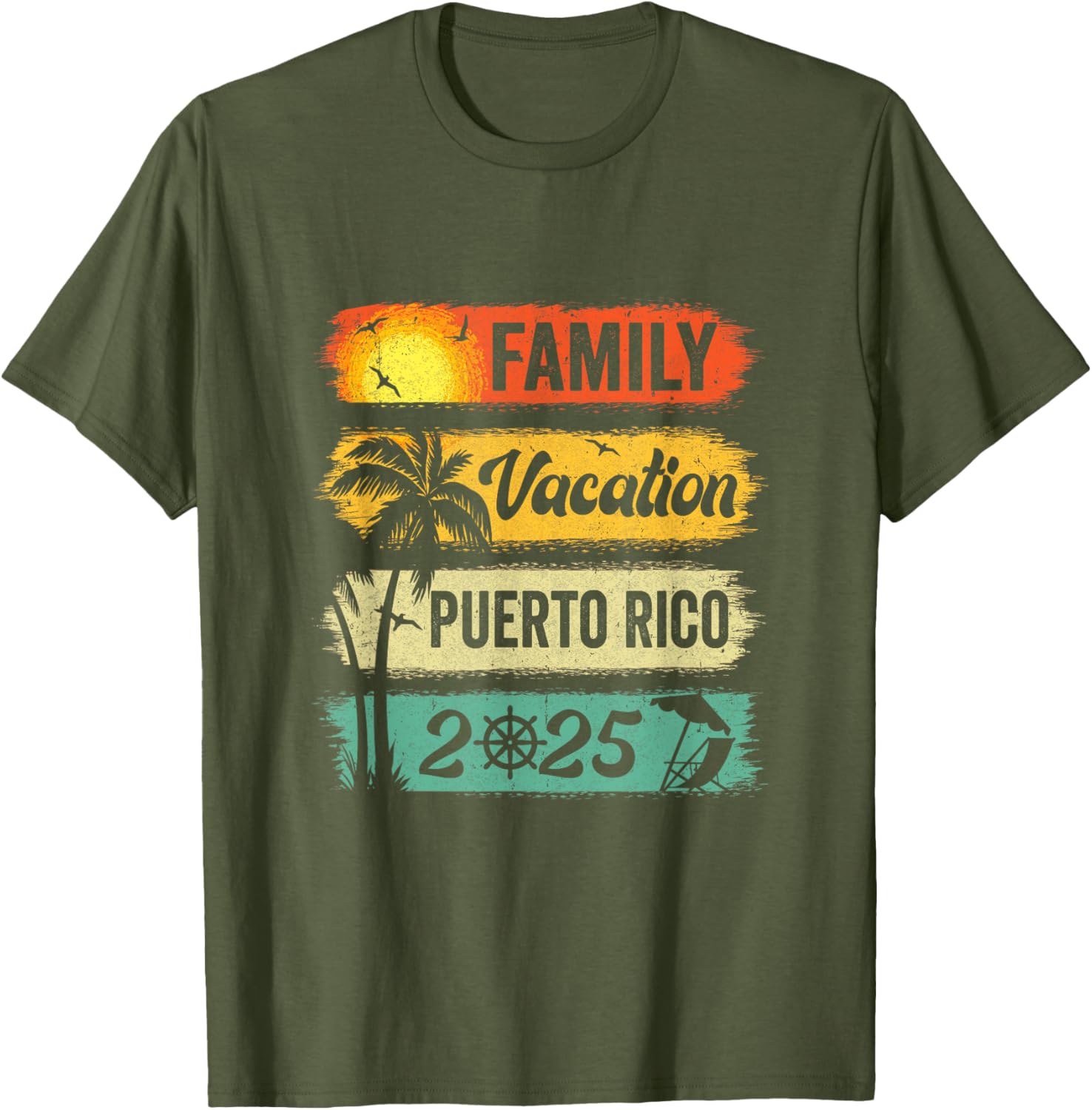 Funny Matching Family T-Shirt for Puerto Rico Vacation 2025 Fun Gear - 3