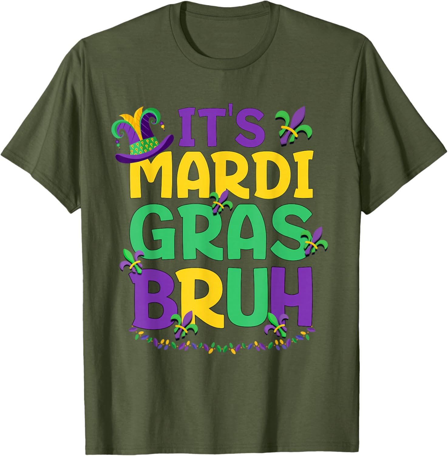 Cool Bruh Mardi Gras T-Shirt for Teens and Boys Celebrating Carnival Fun - 9