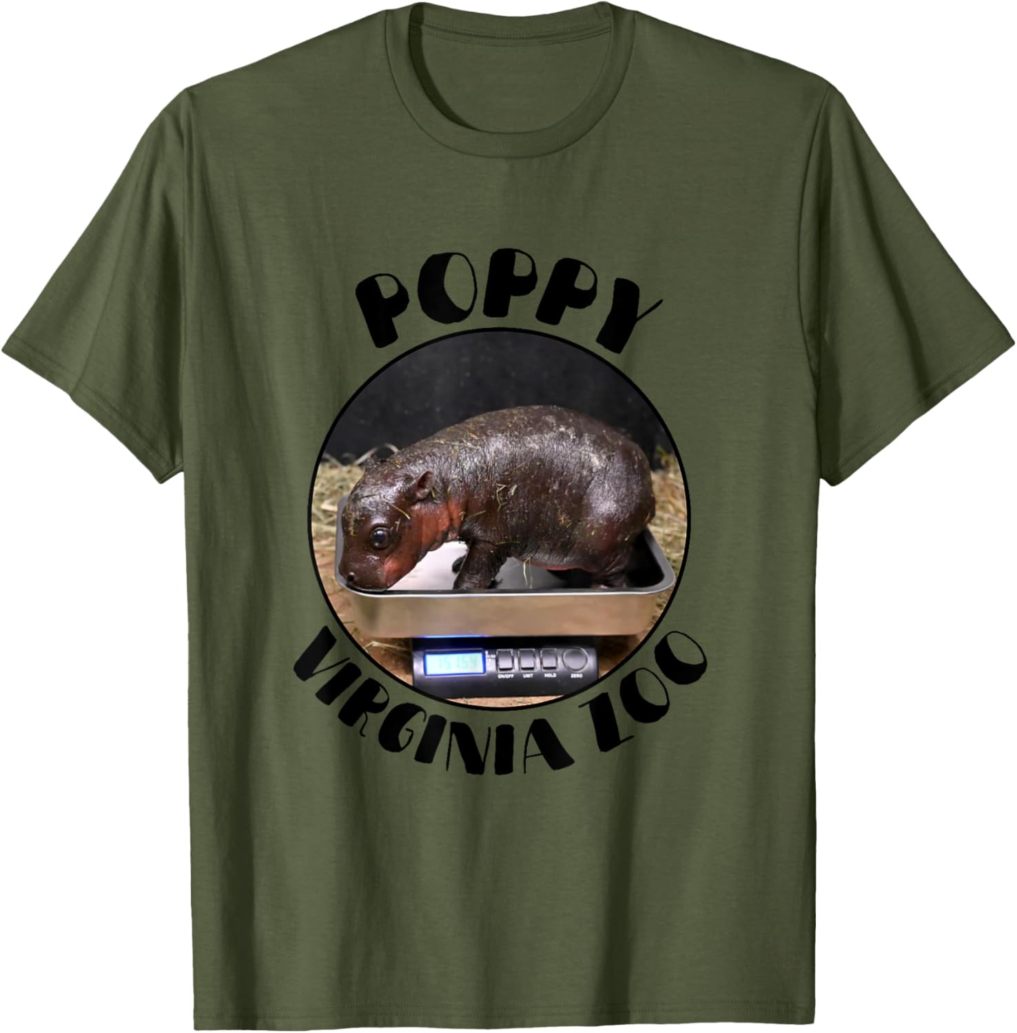 Poppy Virginia Zoo Pygmy Hippo T-Shirt Adorable Baby Hippo Shirt - 2