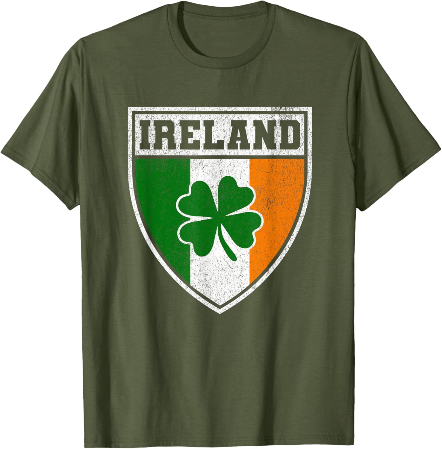 Irish Flag Shield Shamrock St Patricks Day T-Shirt for Pride and Fun - 7