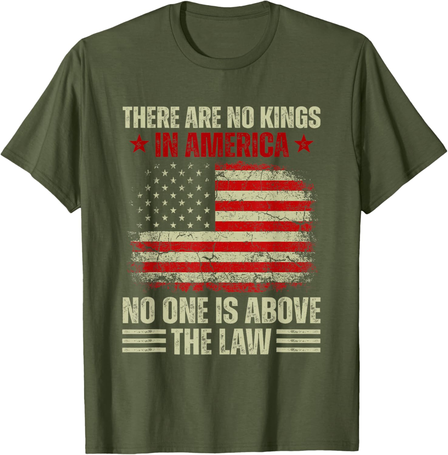 No Kings In America T-Shirt – Law and Justice Graphic Tee for Everyone - 12