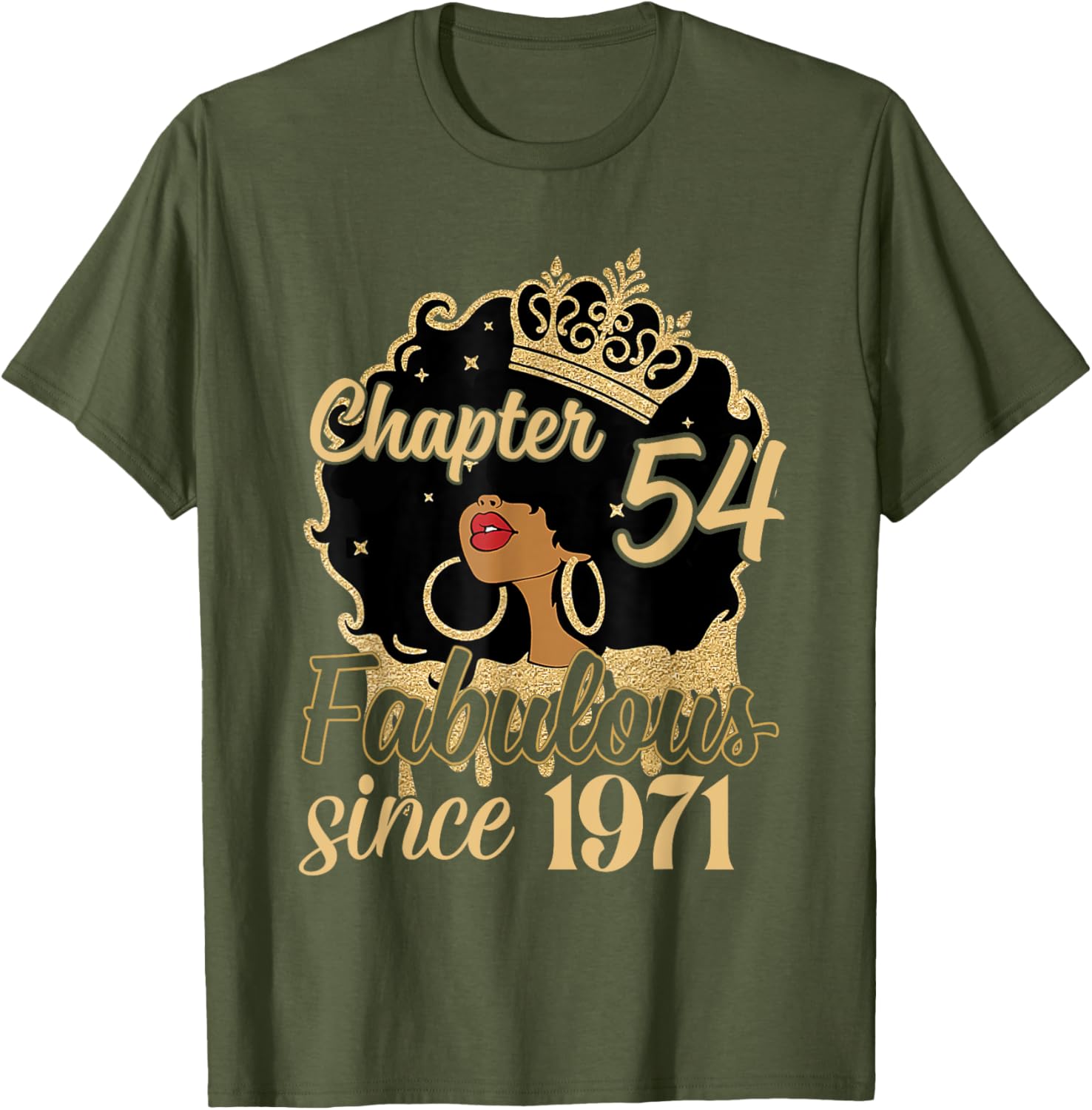 Fabulous Since 1971 54th Birthday T-Shirt for Women and Girls - 8