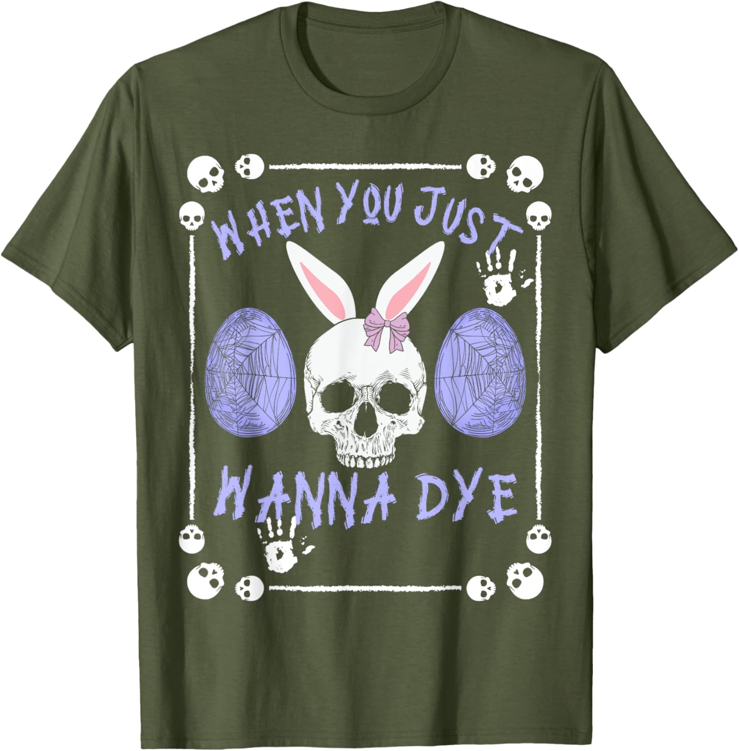 Fun Dye Skeleton Easter Eggs T-Shirt for Colorful Spring Celebrations - 4