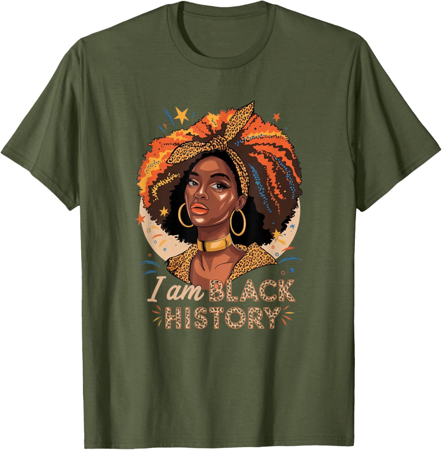 I'm Black History Afro Motif T-Shirt - Celebrate Heritage and Pride - 9