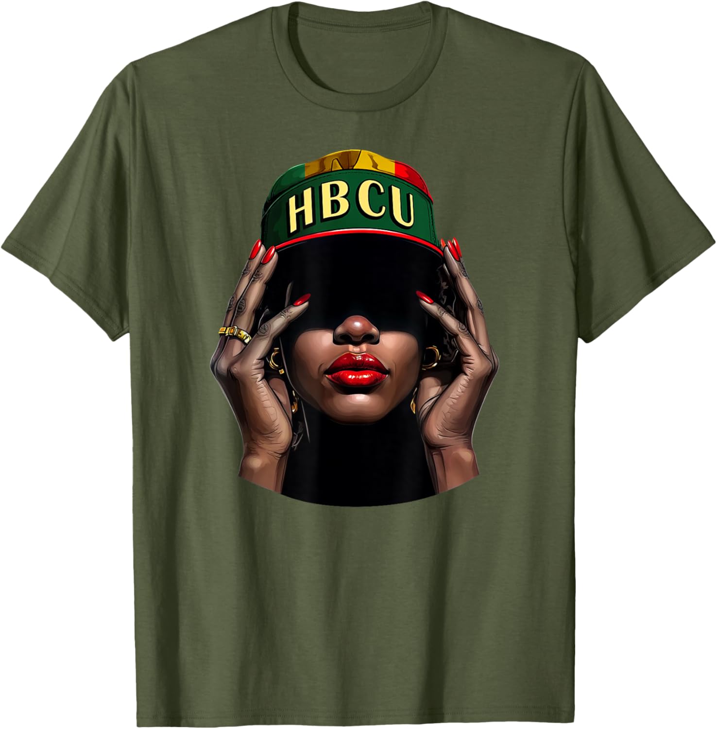 HBCU Beautiful Black Educated Girl Black History Month T-Shirt - 23