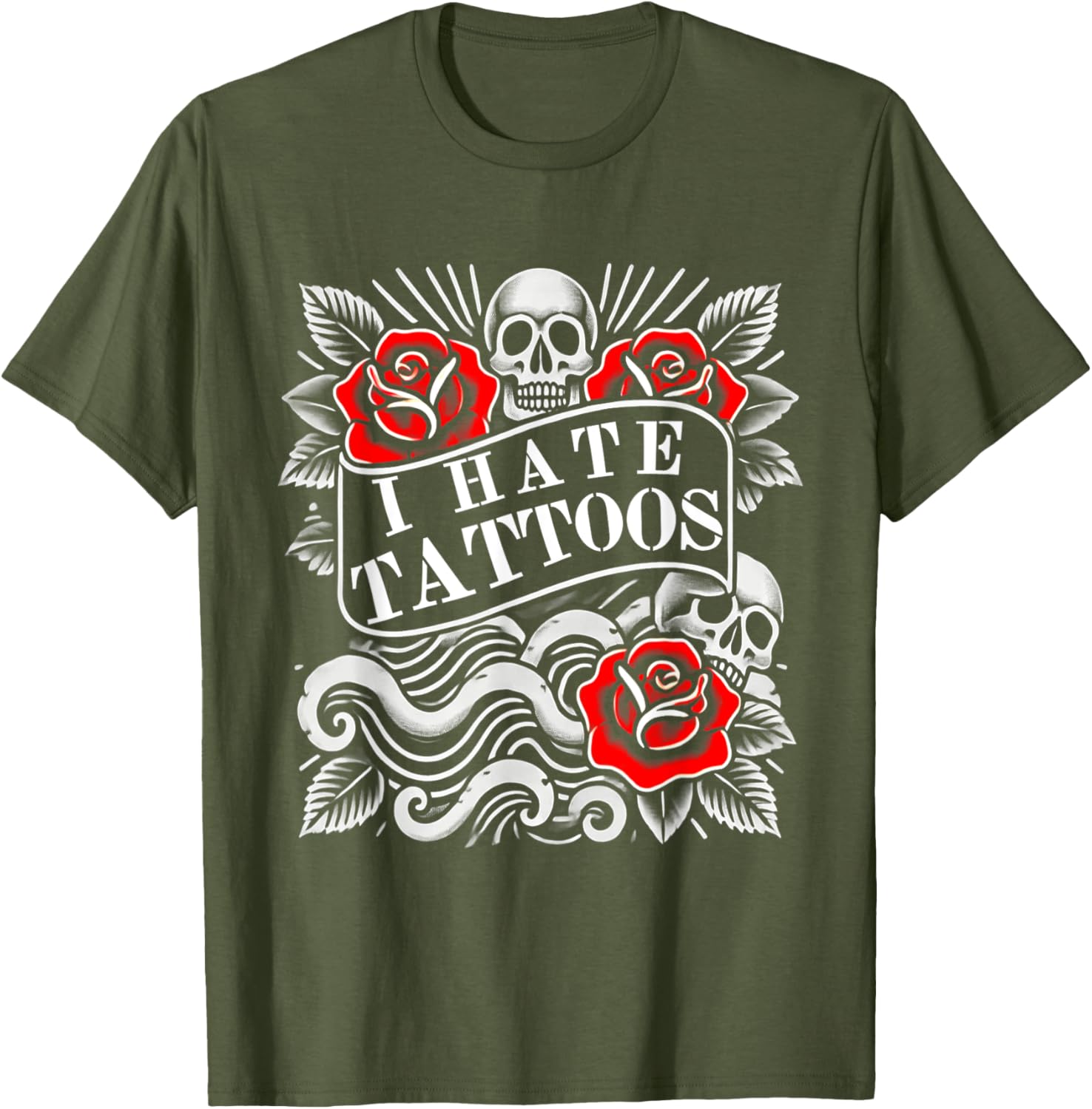 I Hate Tattoos T-Shirt for Tattoo Lovers and Artists – Unique Inked Graphic - 21