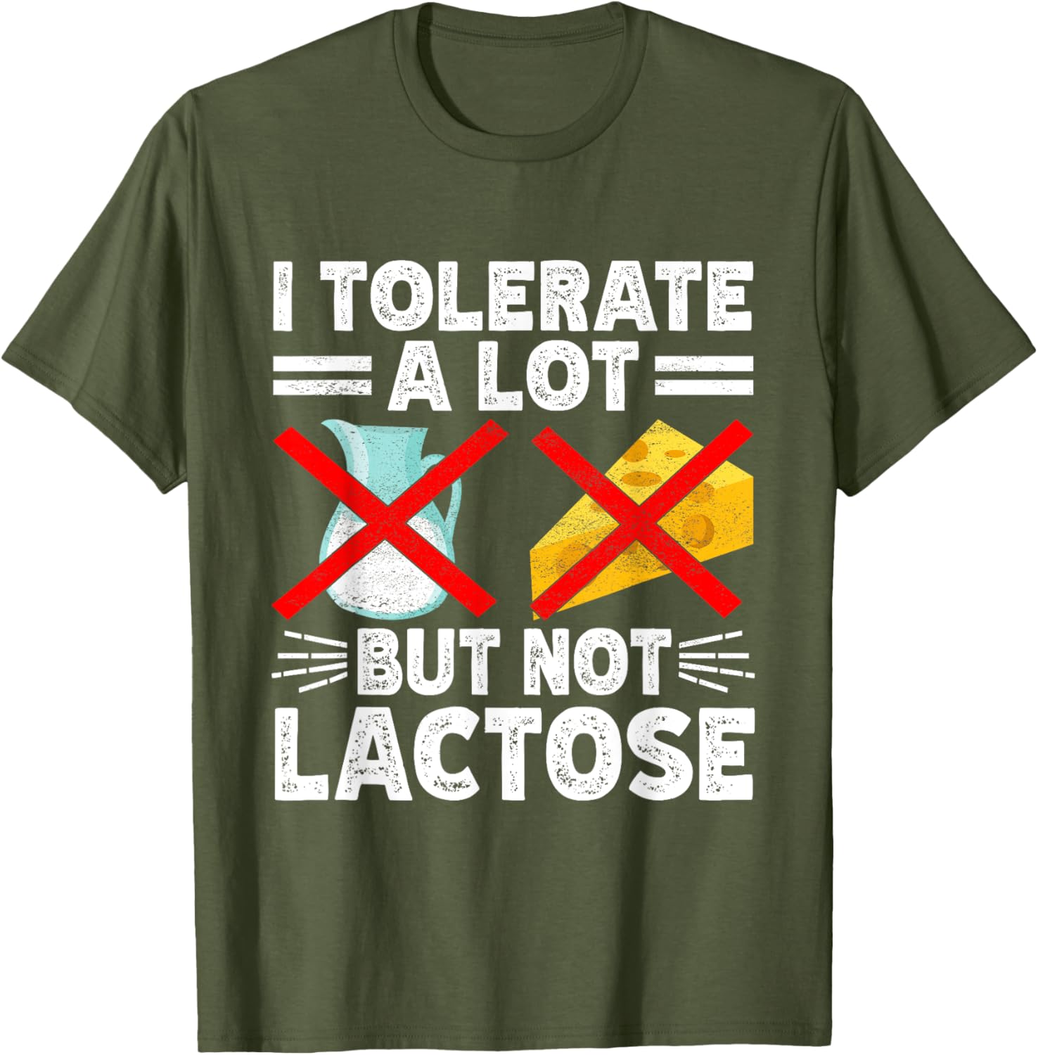 Lactose Intolerance Dairy Allergy T-Shirt for Comfortable Everyday Wear - 7