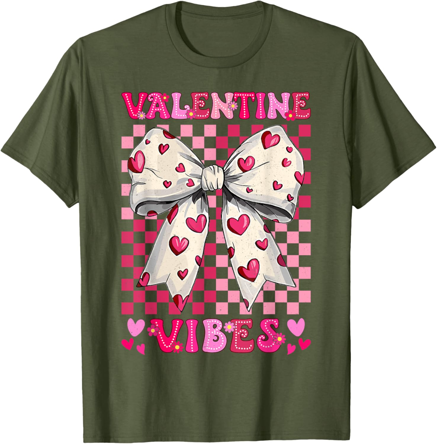 Retro Valentine's Day Heart T-Shirt for Kids - Fun Valentine's Vibes! - 7
