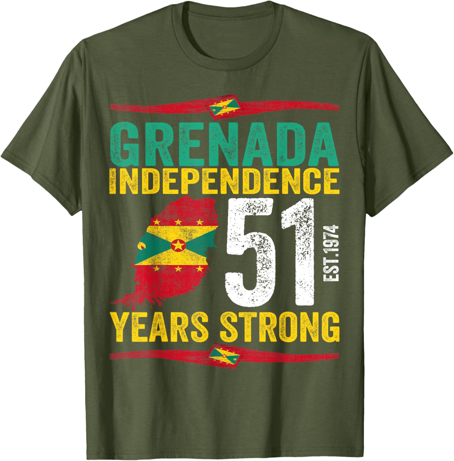 Grenada 51st Independence Day T-Shirt Celebrate in Style and Comfort - 6