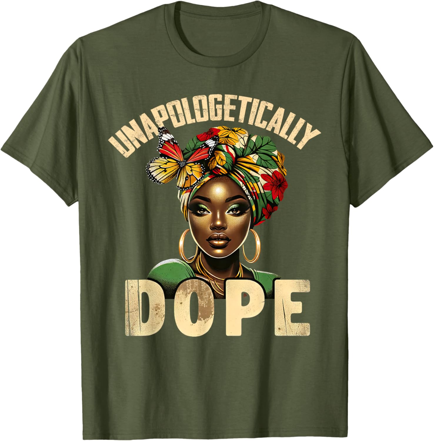 Unapologetically Dope Melanin T-Shirt Celebrating Black History and Women - 2