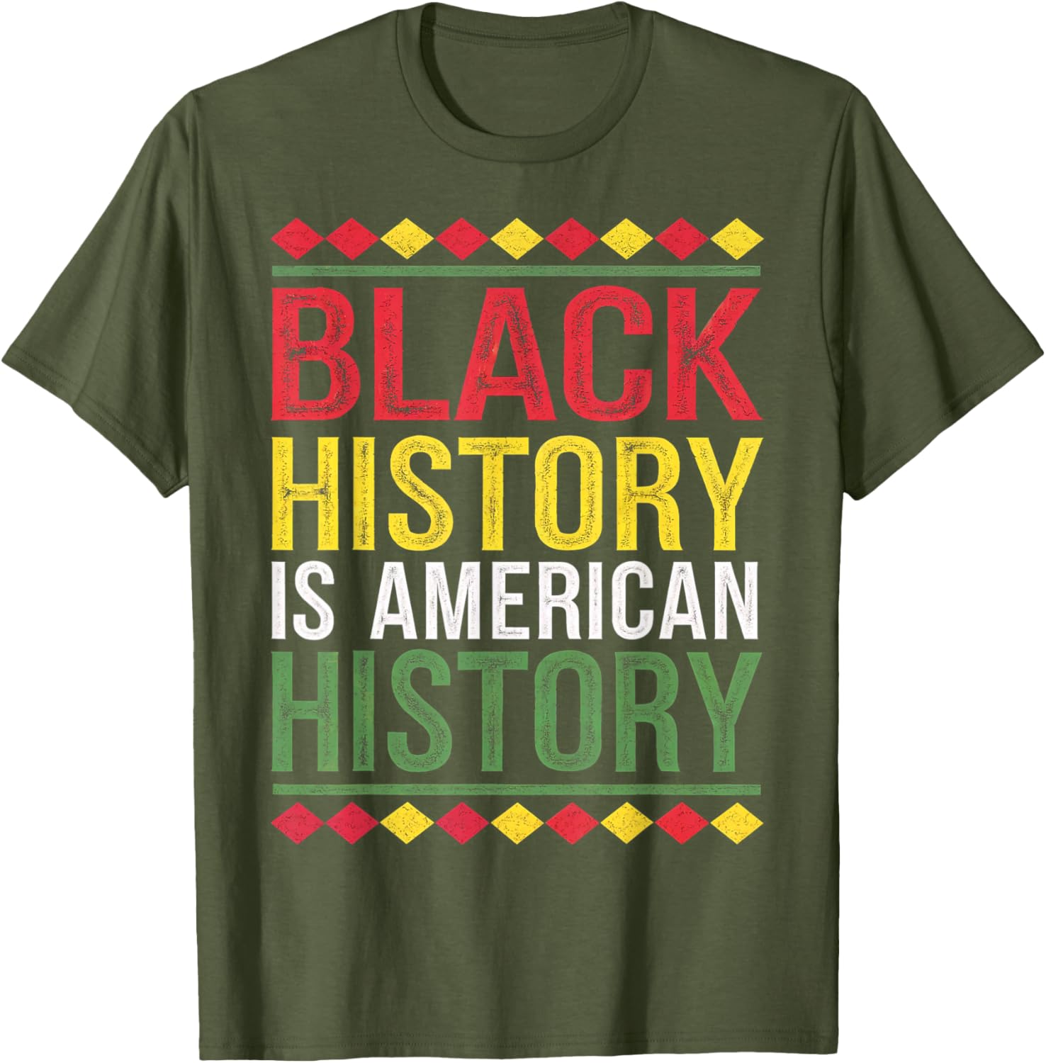 Black History is American History Patriotic African American T-Shirt - 11