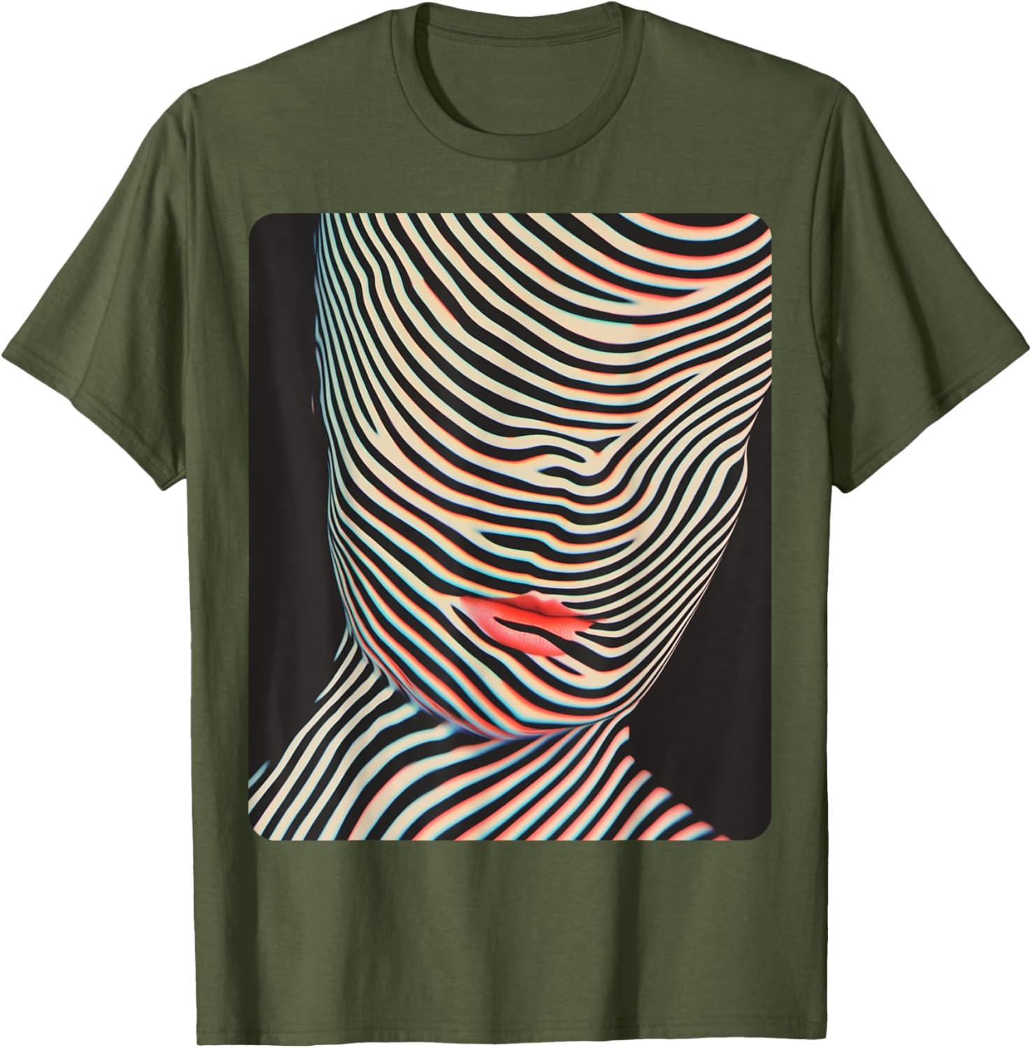 Chic Women's Abstract Designer T-Shirt for Stylish Fashion Lovers - 1