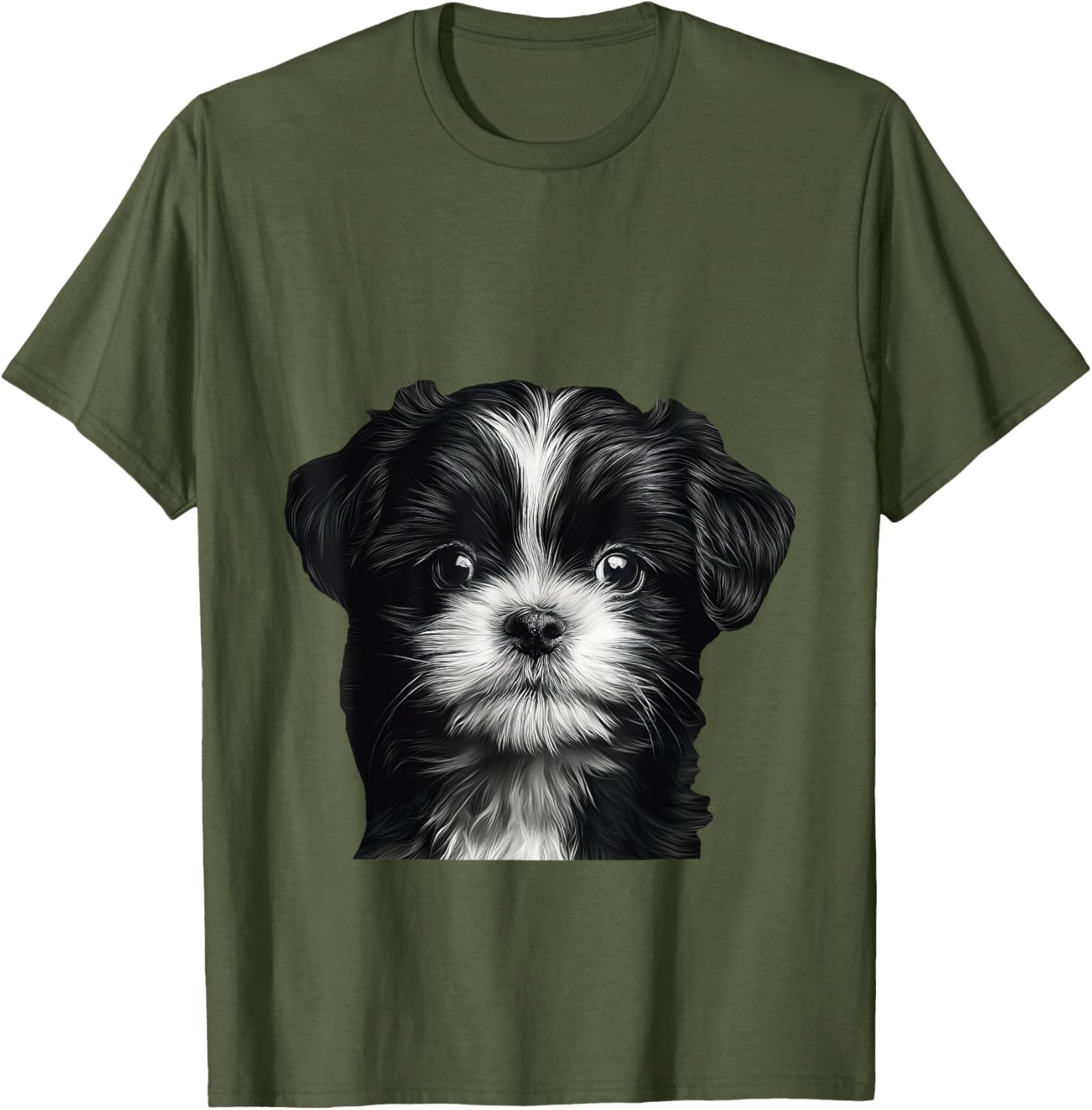 Adorable Shih Tzu Puppy T-Shirt for Dog Lovers - Cute Pet Apparel - 6