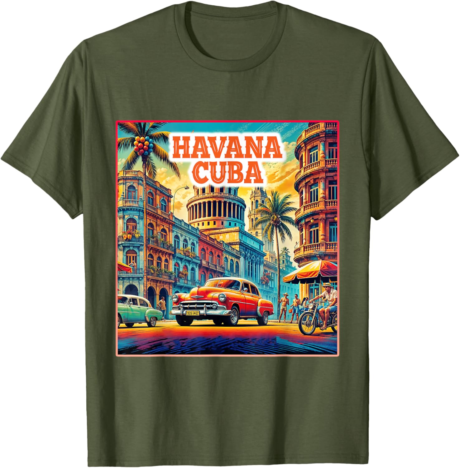 Vintage Havana Cuba Family Trip T-Shirt - Retro Tourist Tee for Fun Adventures - 26