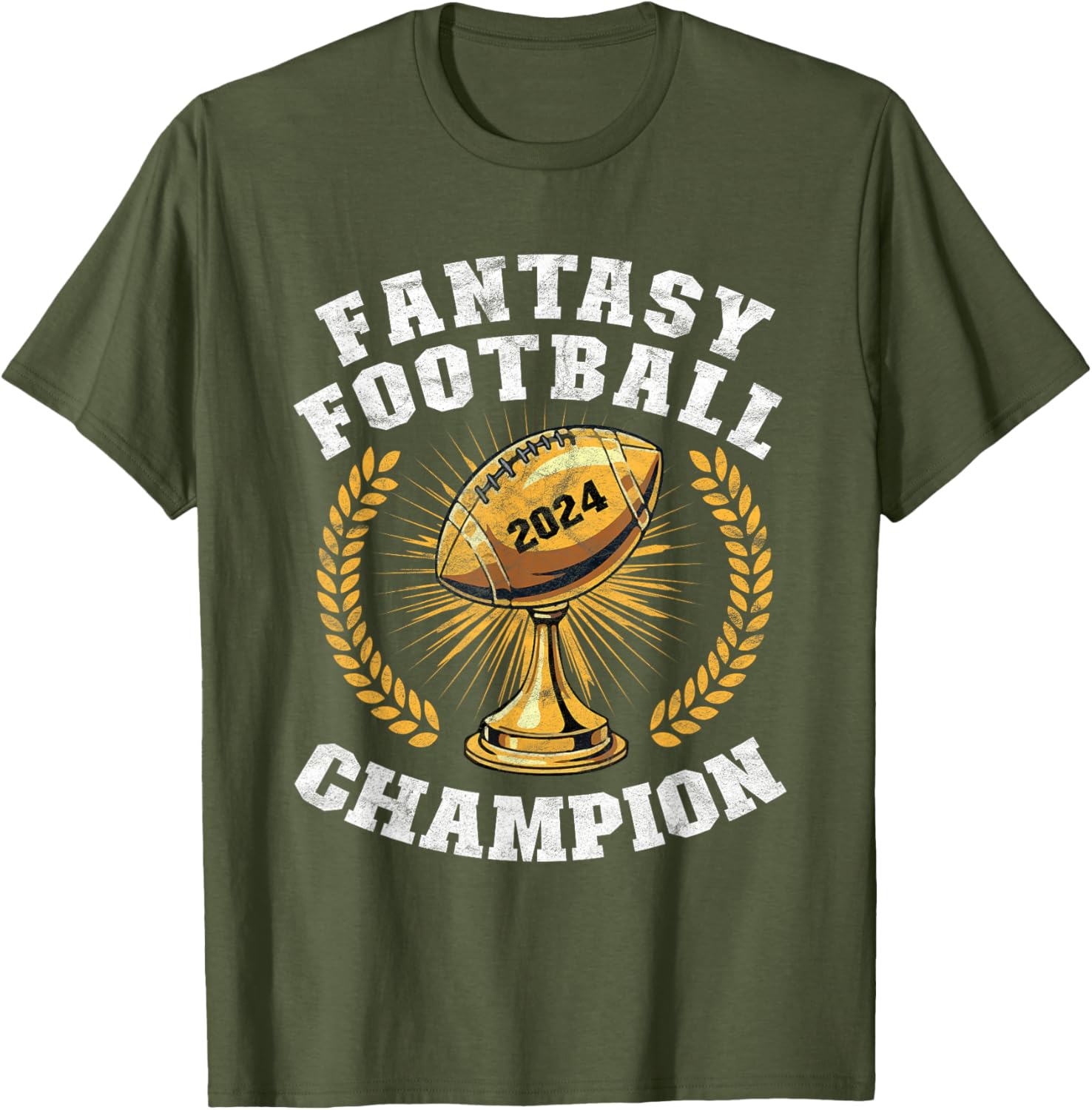 Fantasy Football Champion T-Shirt 2024 for Men and Boys Gift - 17