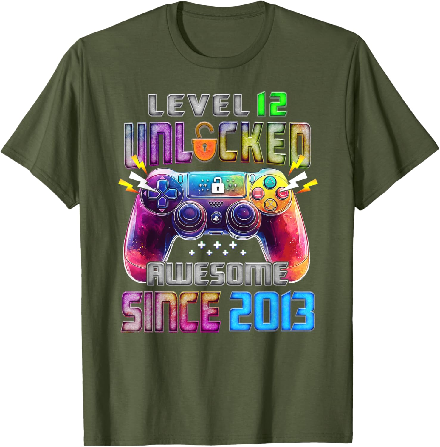 Level 12 Awesome 12 Year Old T-Shirt Fun Gift Since 2013 for Kids - 3