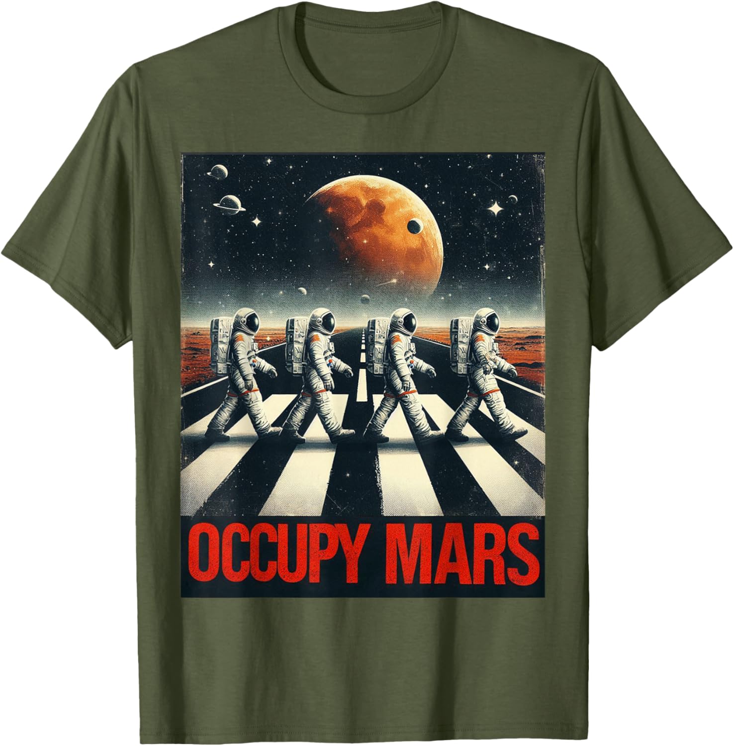 Astronauts Walking on Mars T-Shirt Perfect for Space Lovers and Adventurers - 25