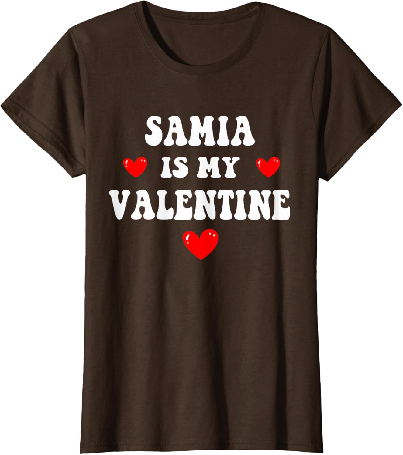 Personalized SAMIA Is My Valentine T-Shirt for Special Occasions - 14