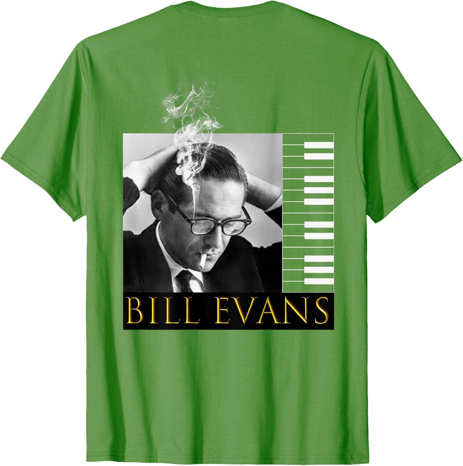 Bill Evans Back Printed T-Shirt for Music Lovers - Stylish Casual Wear - 19