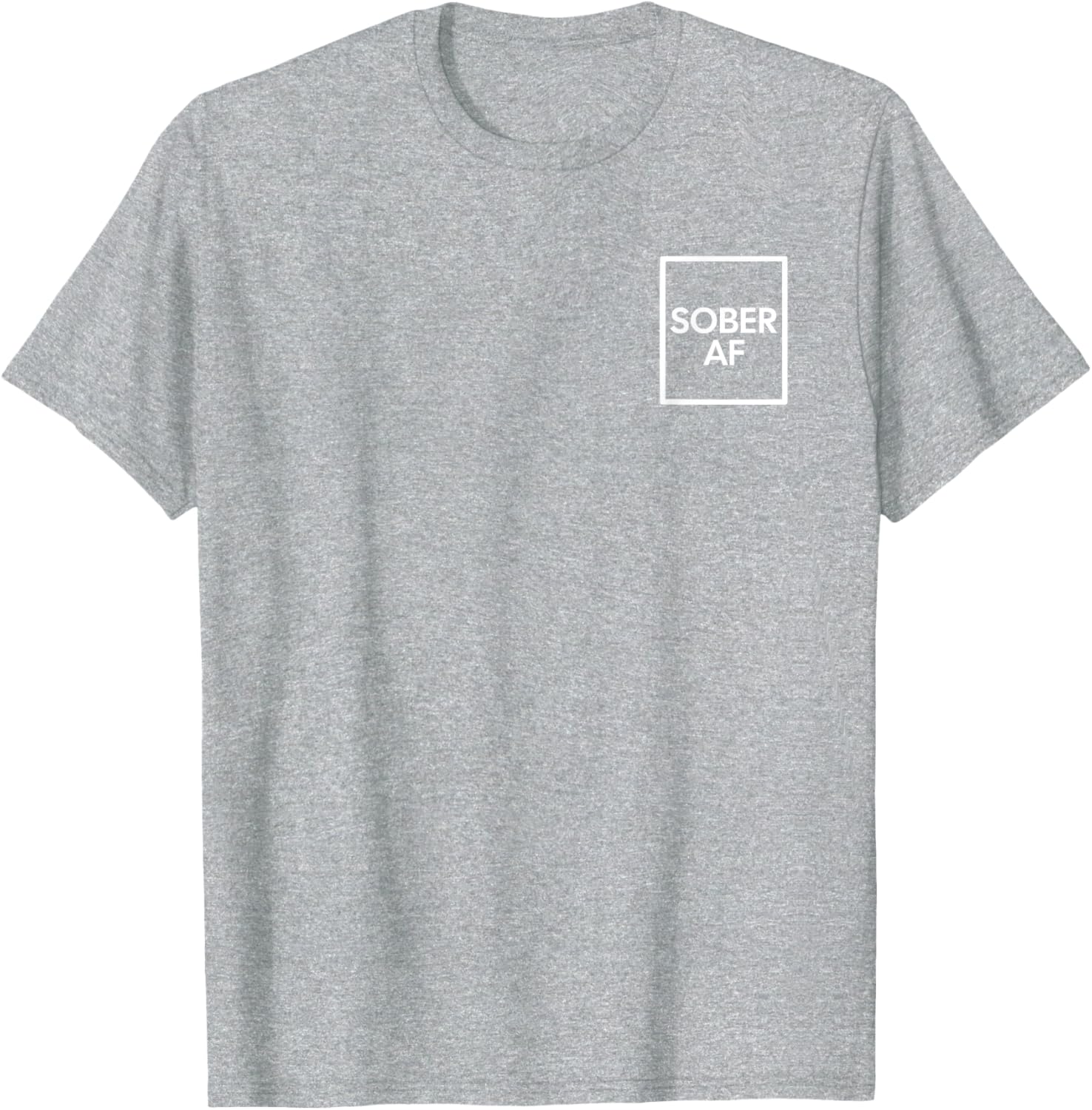 Funny Sober AF Sobriety Anniversary T-Shirt for AA Recovery Support - 2