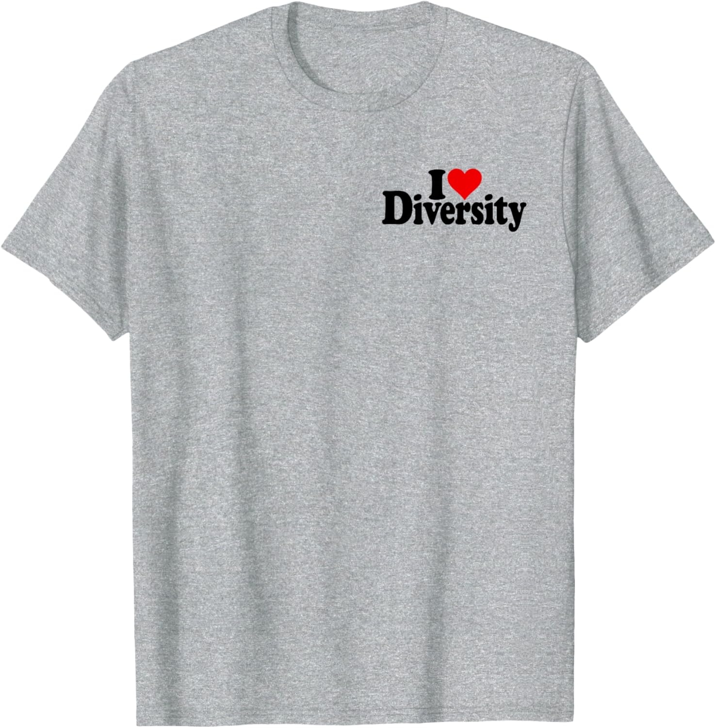 I Love Heart Diversity Strength in Diversity T-Shirt for Everyone - 11
