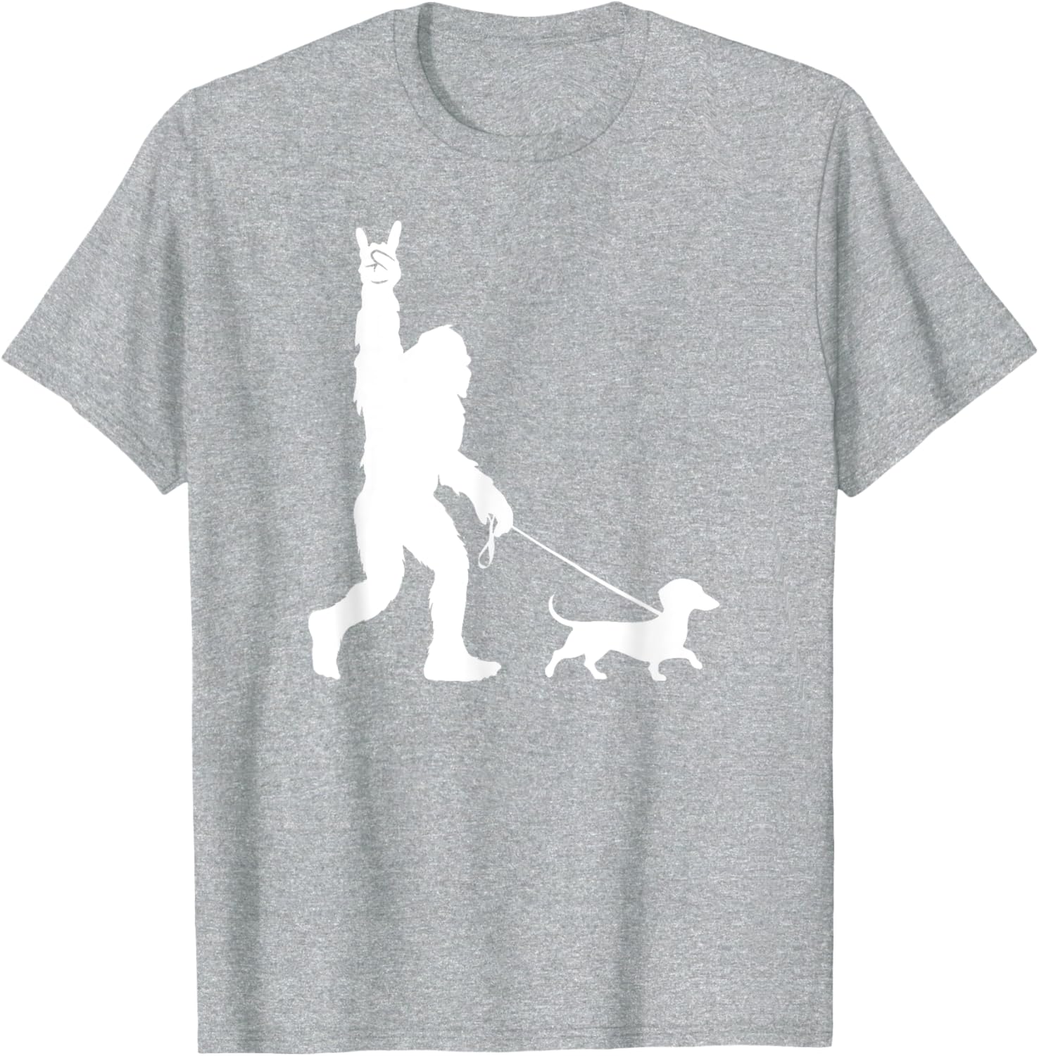 Bigfoot Dachshund T-Shirt for Men Women Kids - Fun Sasquatch Design - 18