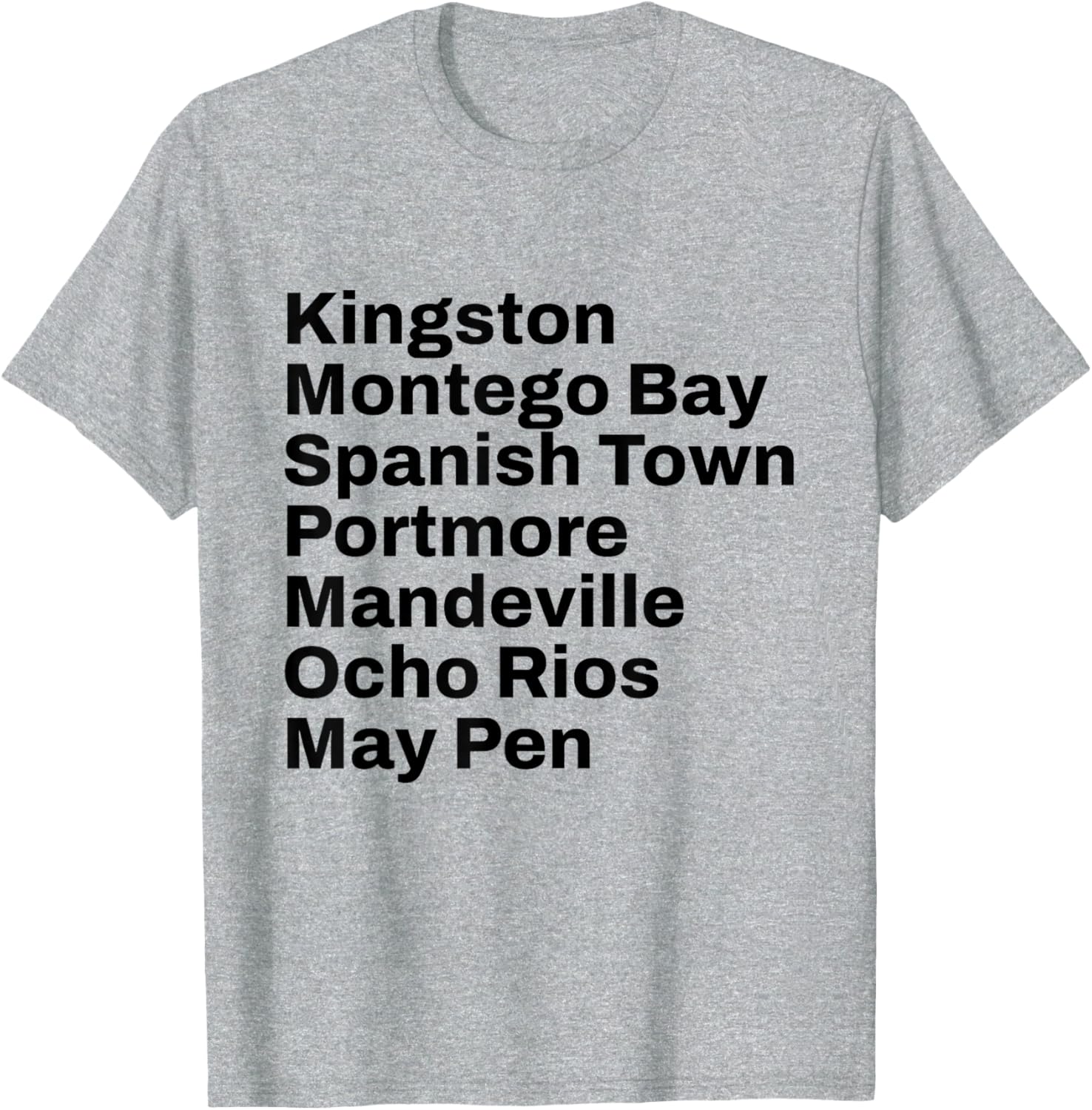 Jamaica Cities and Towns Travel T-Shirt for Adventure Lovers - 9