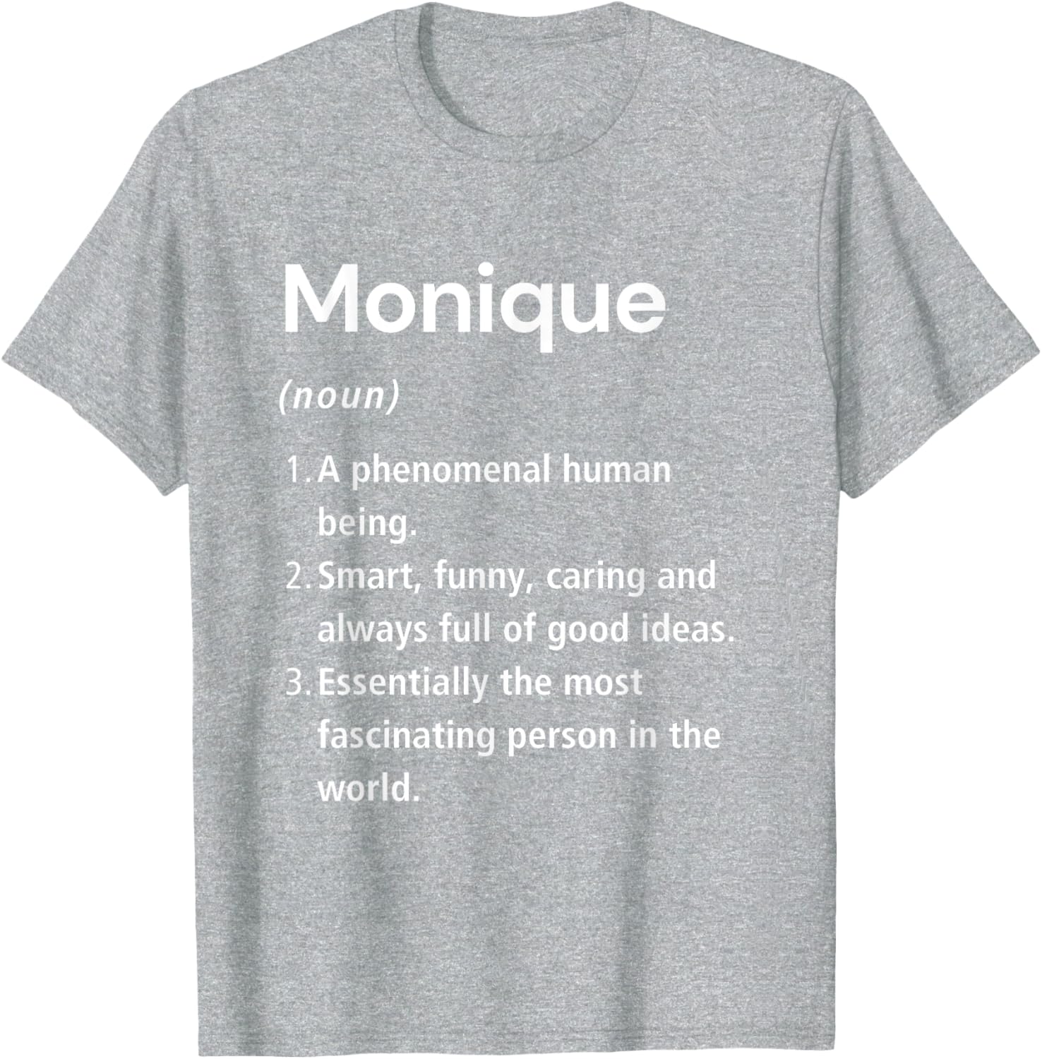 Funny Monique Name Definition T-Shirt for Unique Fashion Lovers - 10