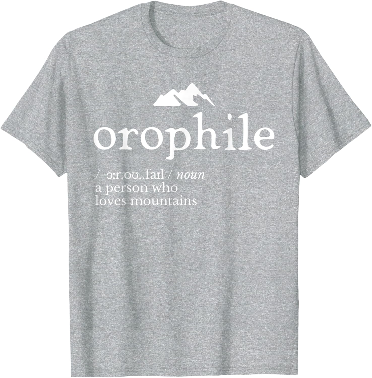 Orophile Definition T-Shirt for Language Lovers and Gift Seekers - 3