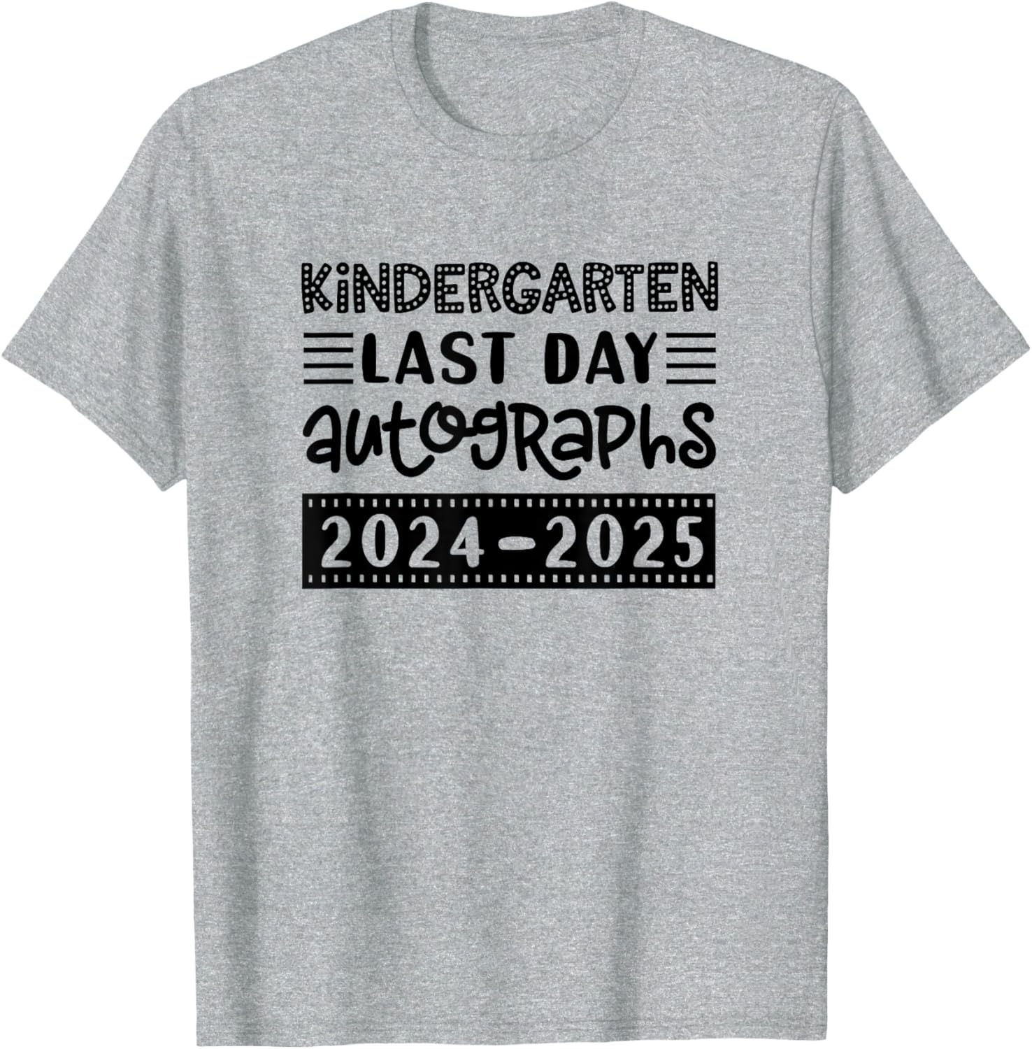 Last Day of School Kindergarten T-Shirt for Kids - Sign My Shirt Fun - 13