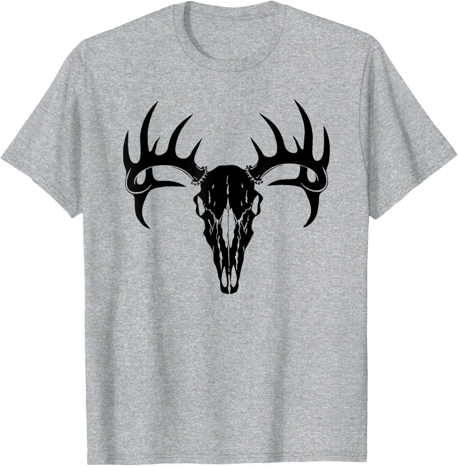 Stylish Deer Antler Deer Skull T-Shirt for Outdoor Enthusiasts - 10
