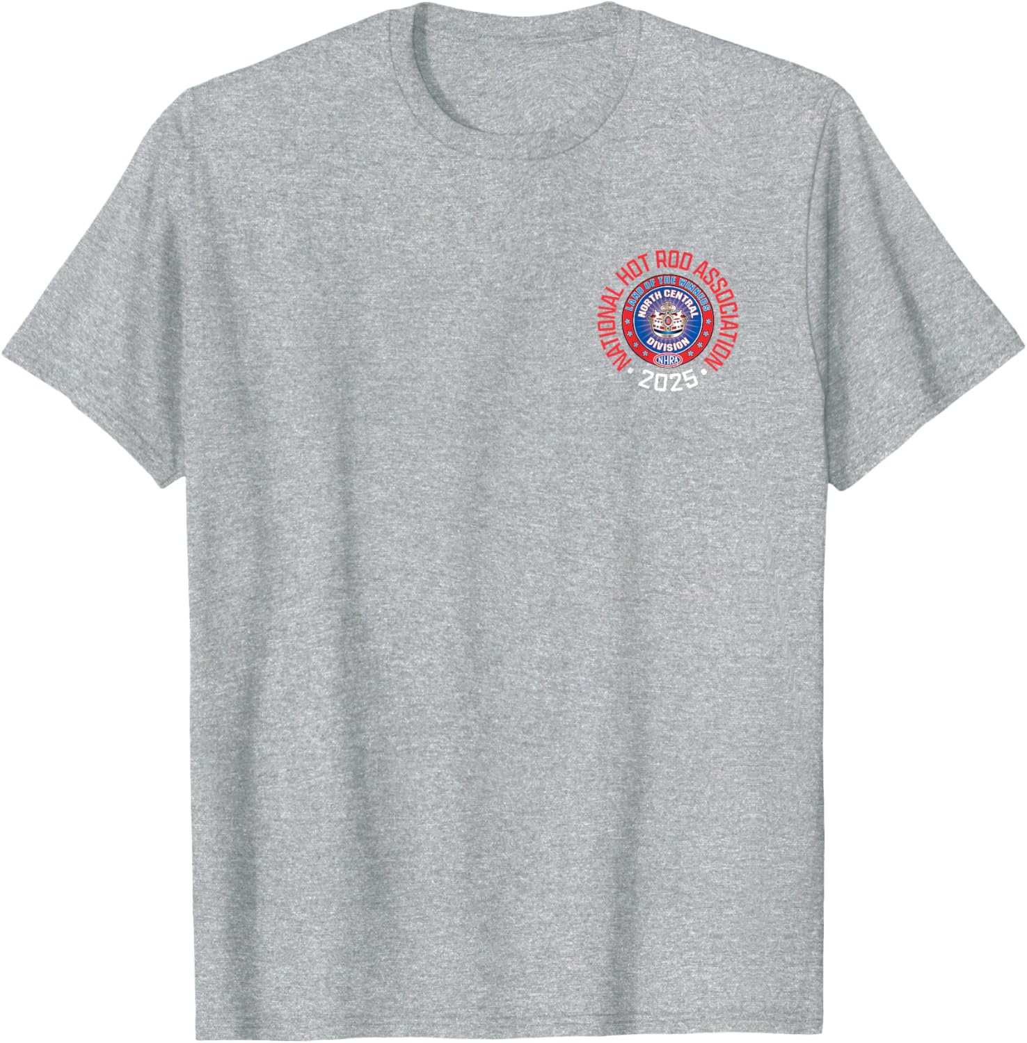 NHRA North Central Division Circle Logo T-Shirt for Racing Fans - 25