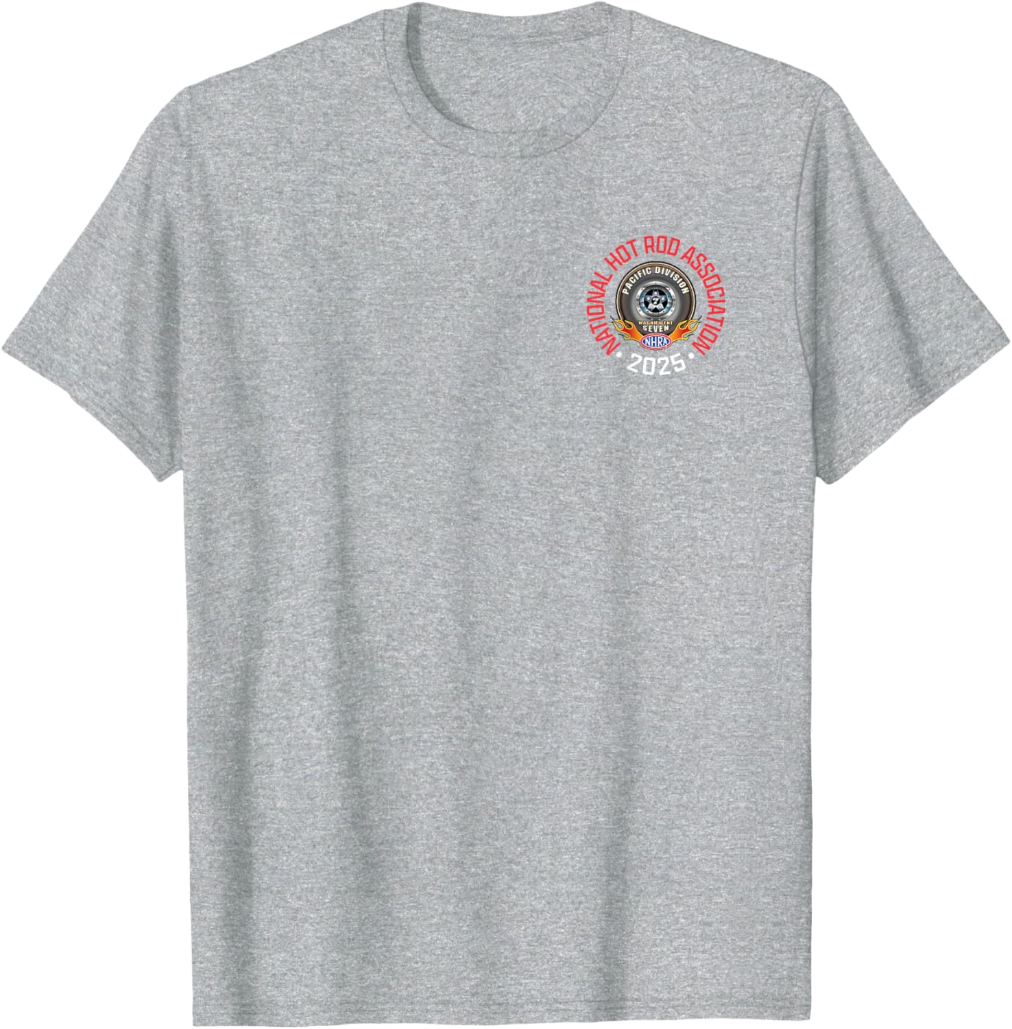 NHRA Pacific Division Circle Logo T-Shirt for Racing Fans and Enthusiasts - 24