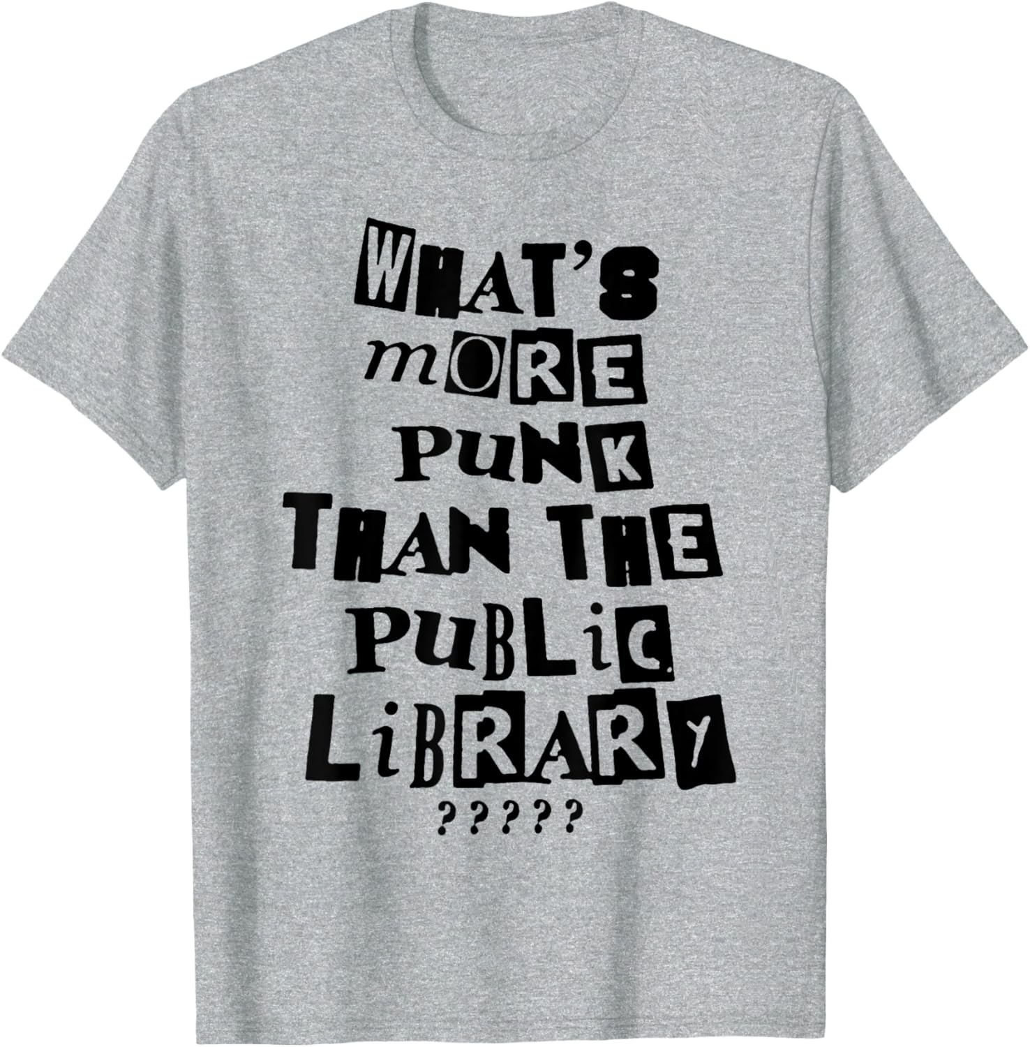 Punk Library Inspiration T-Shirt Stylish Casual Wear for Book Lovers - 6
