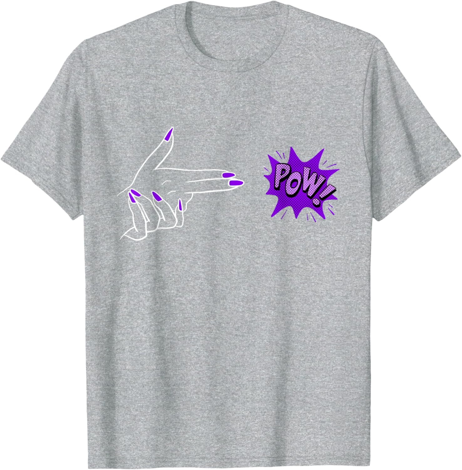Purple Boy Bye Graphic T-Shirt for Trendy Casual Style and Comfort - 17